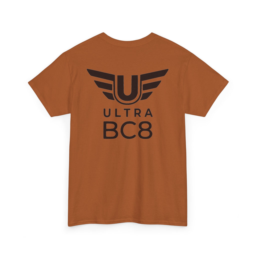 SW_Ultra BC8 Logo Tee - Front and Back Print Black Font - 100% Cotton