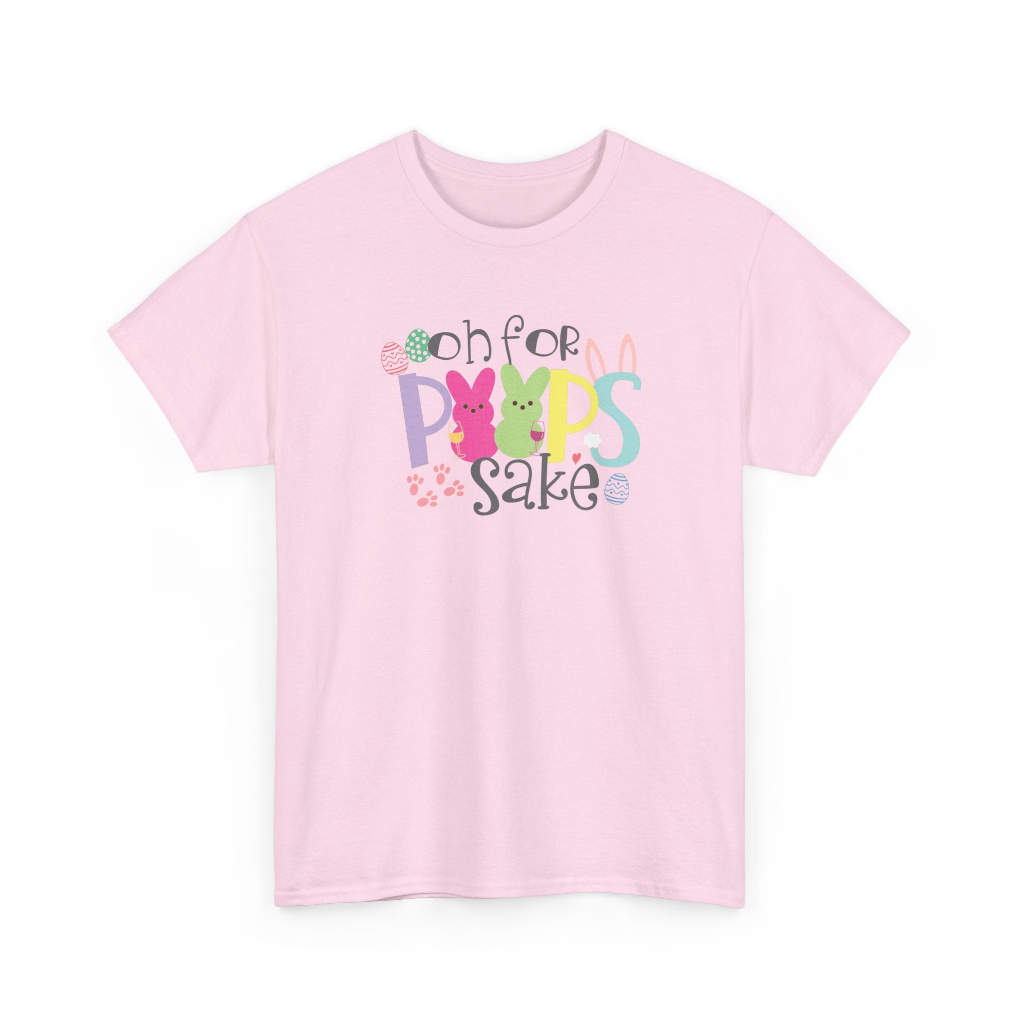 Cute Easter Vibes Tee, Funny Peeps Saying Shirt, Festive Egg Hunt Apparel, Oh for Peeps Sake, Easter Bunny Fun and Sassy, Holiday attire