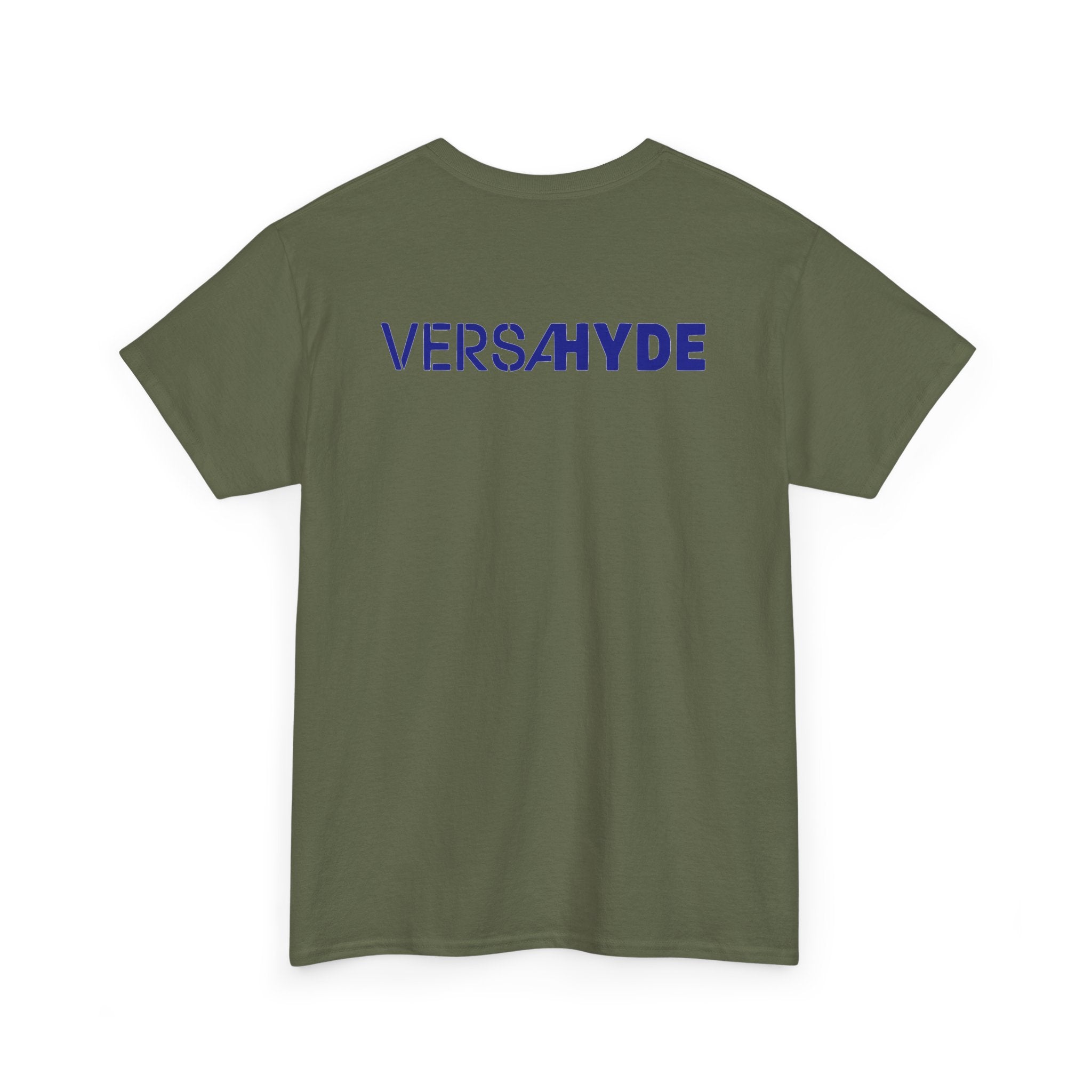 SW_VersaHyde Logo Tee - Front and Back Print Blue Font - 100% Cotton