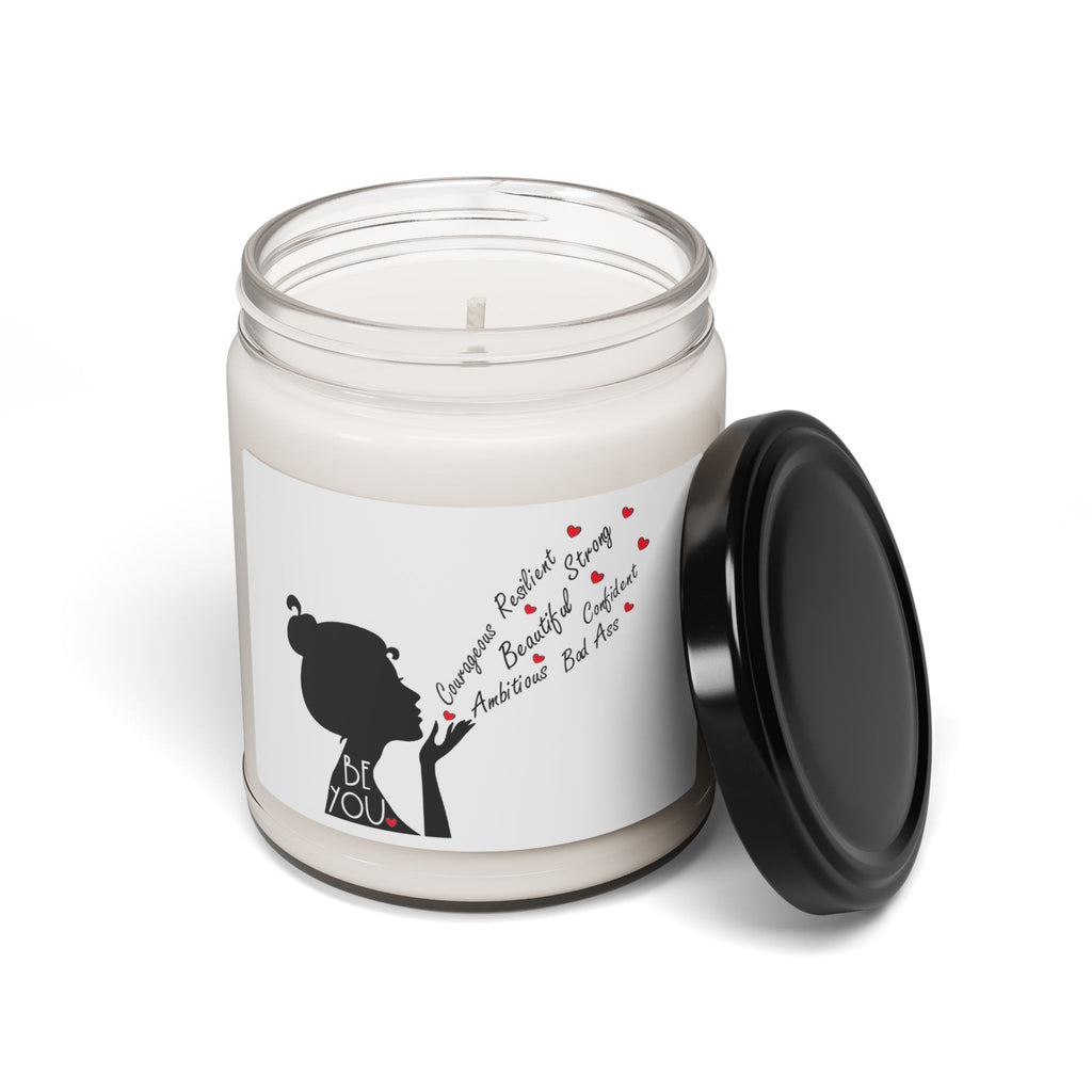 BE YOU Confident Woman Scented Soy Candle — 9oz - Silhouette Design Series