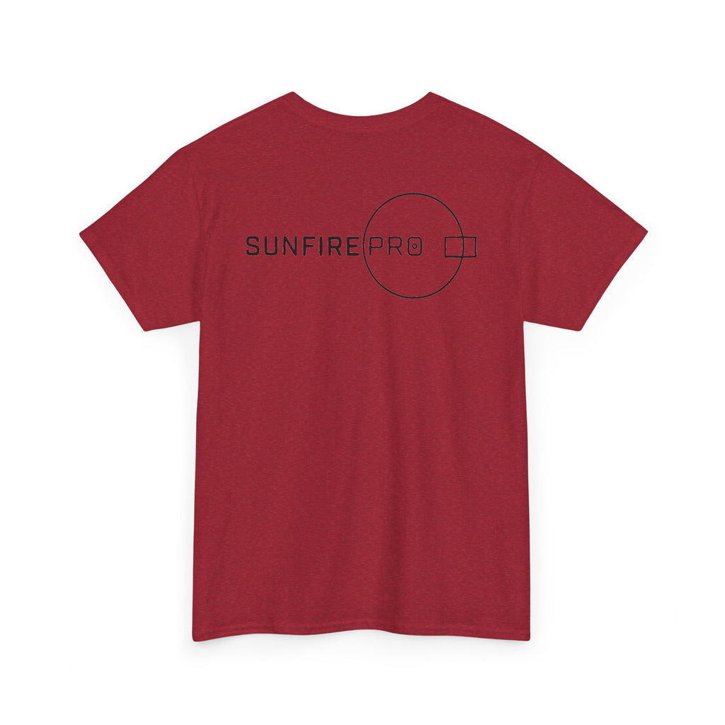 SW_SUNFIRE PRO Logo Tee - Front and Back Print Black Font - 100% Cotton
