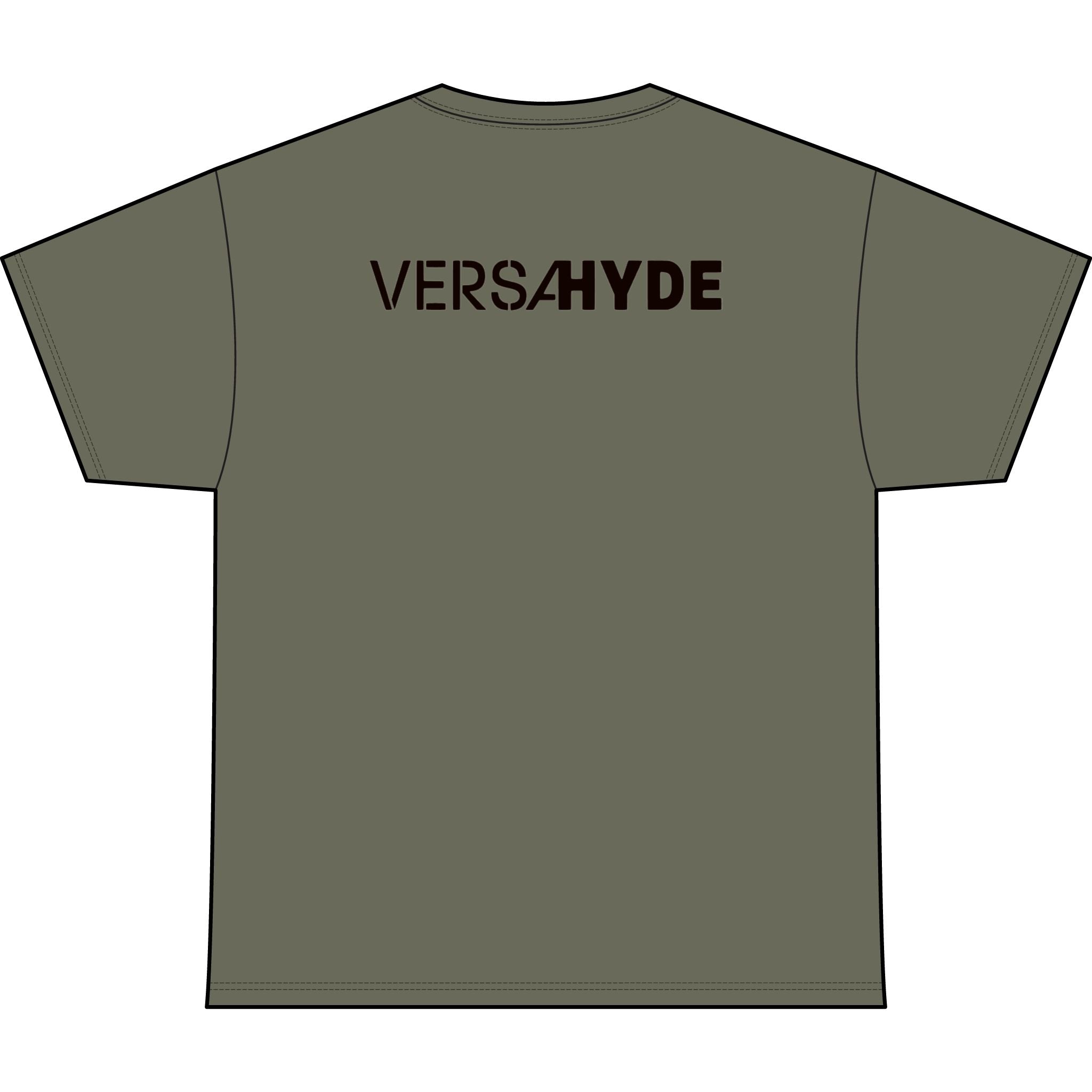 SW_VersaHyde Logo Performance Tee — Front & Back Design - Black Font