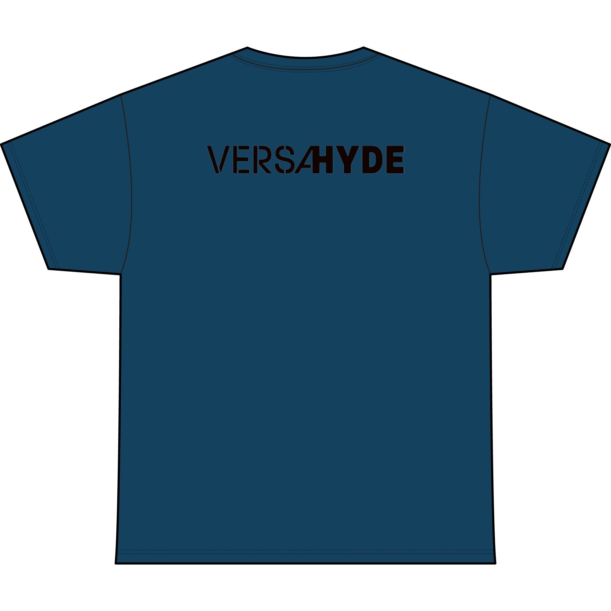 SW_VersaHyde Logo Performance Tee — Front & Back Design - Black Font