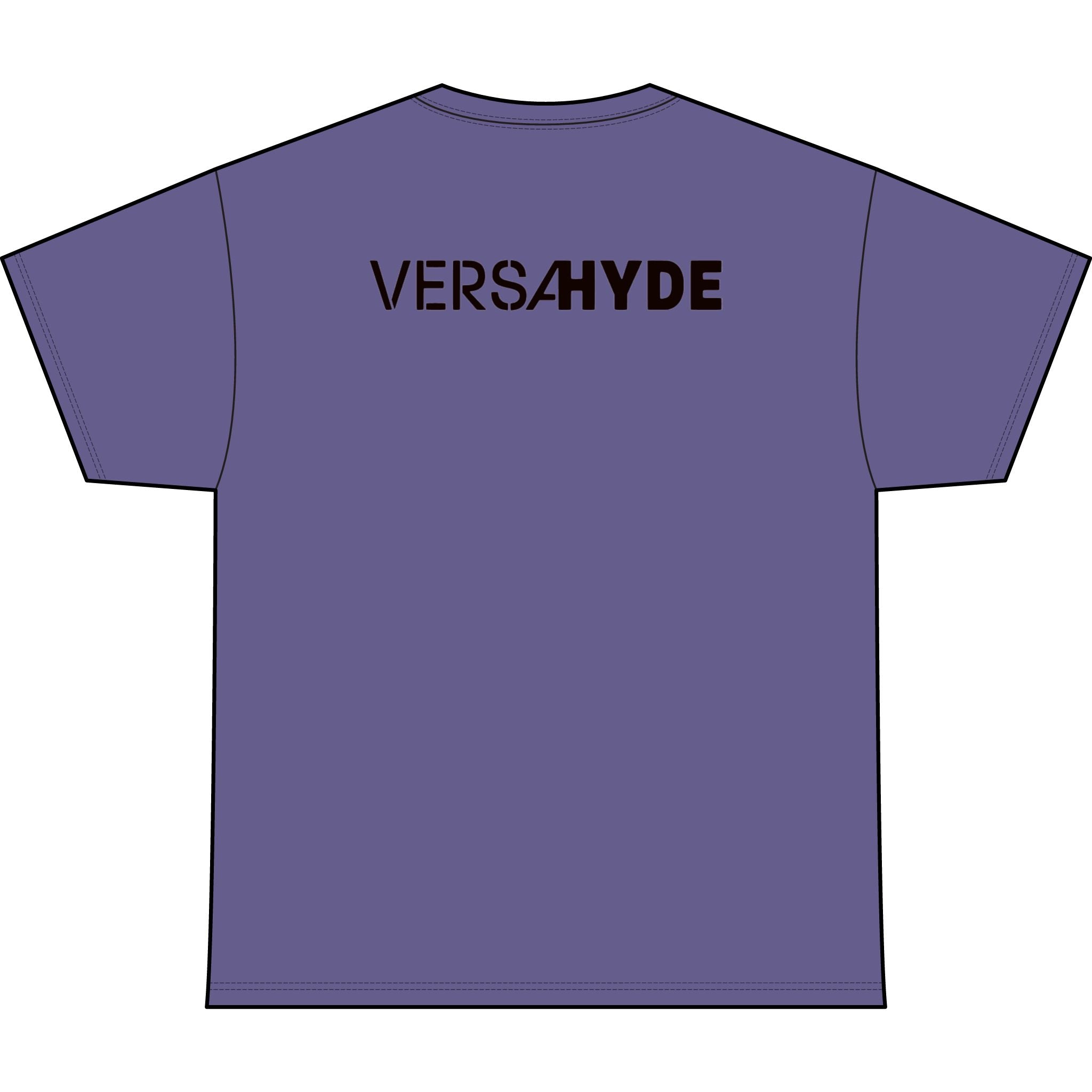 SW_VersaHyde Logo Performance Tee — Front & Back Design - Black Font