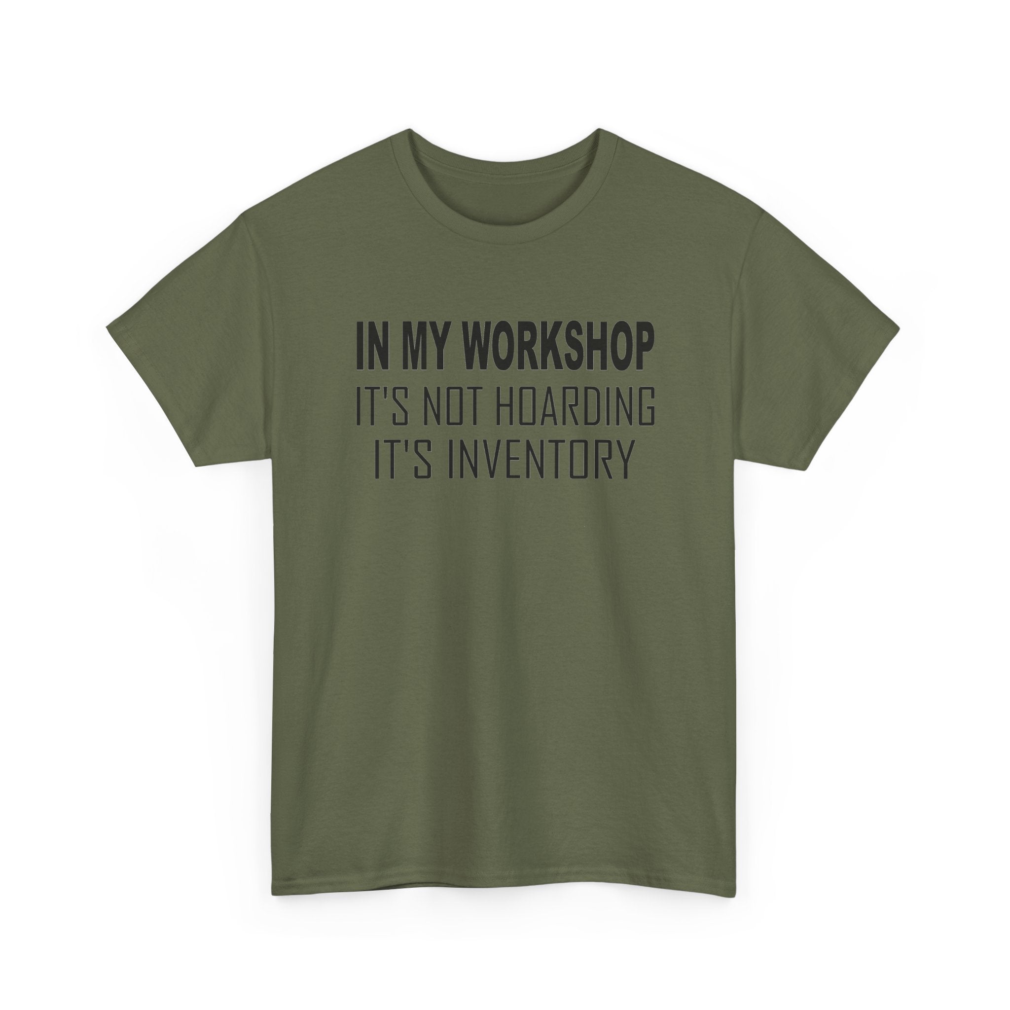 Workshop Shirt - "In My Workshop It's Not Hoarding It's Inventory" Tool Lover Woodworker T‑Shirt