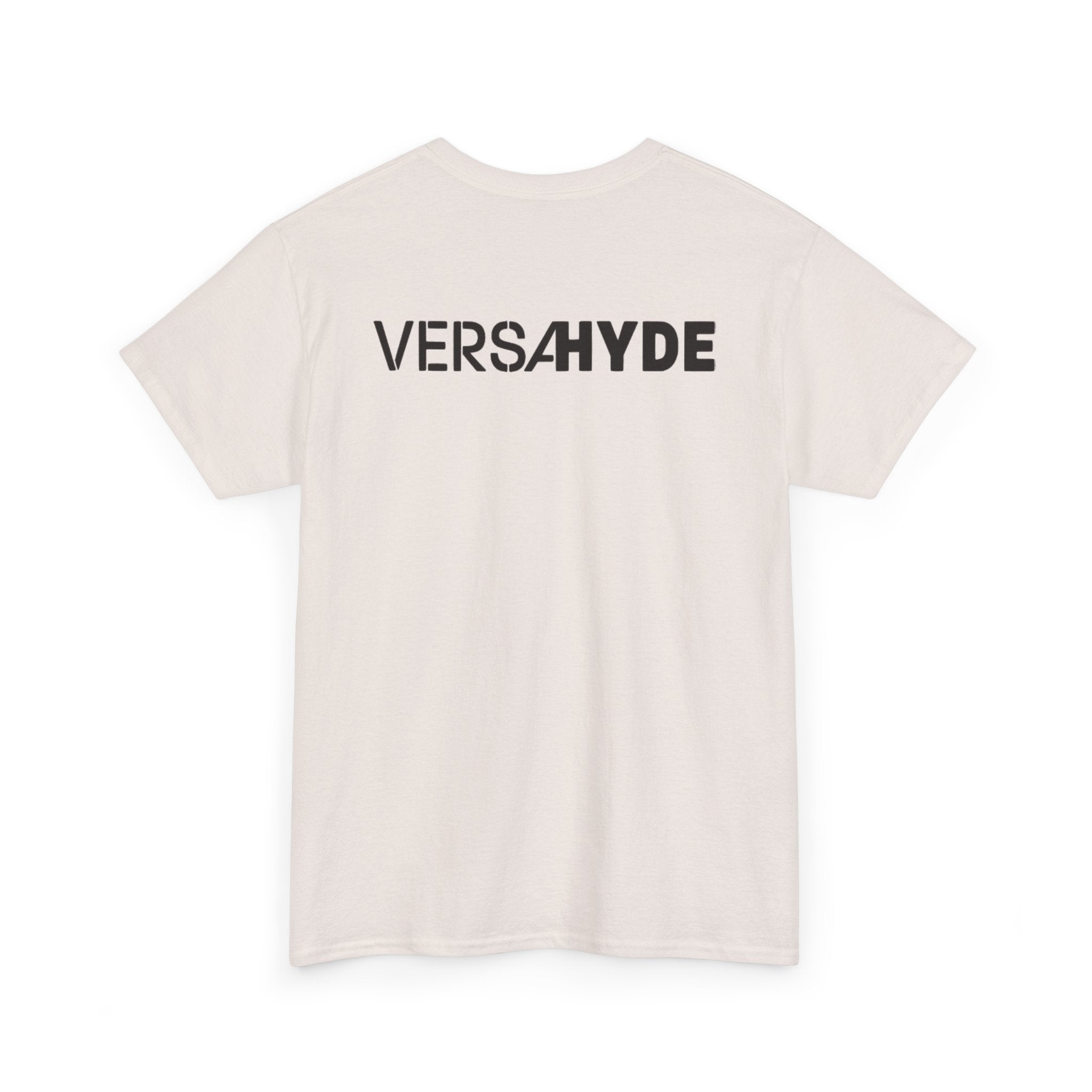 SW_VersaHyde Logo Tee - Front and Back Print Black Font - 100% Cotton
