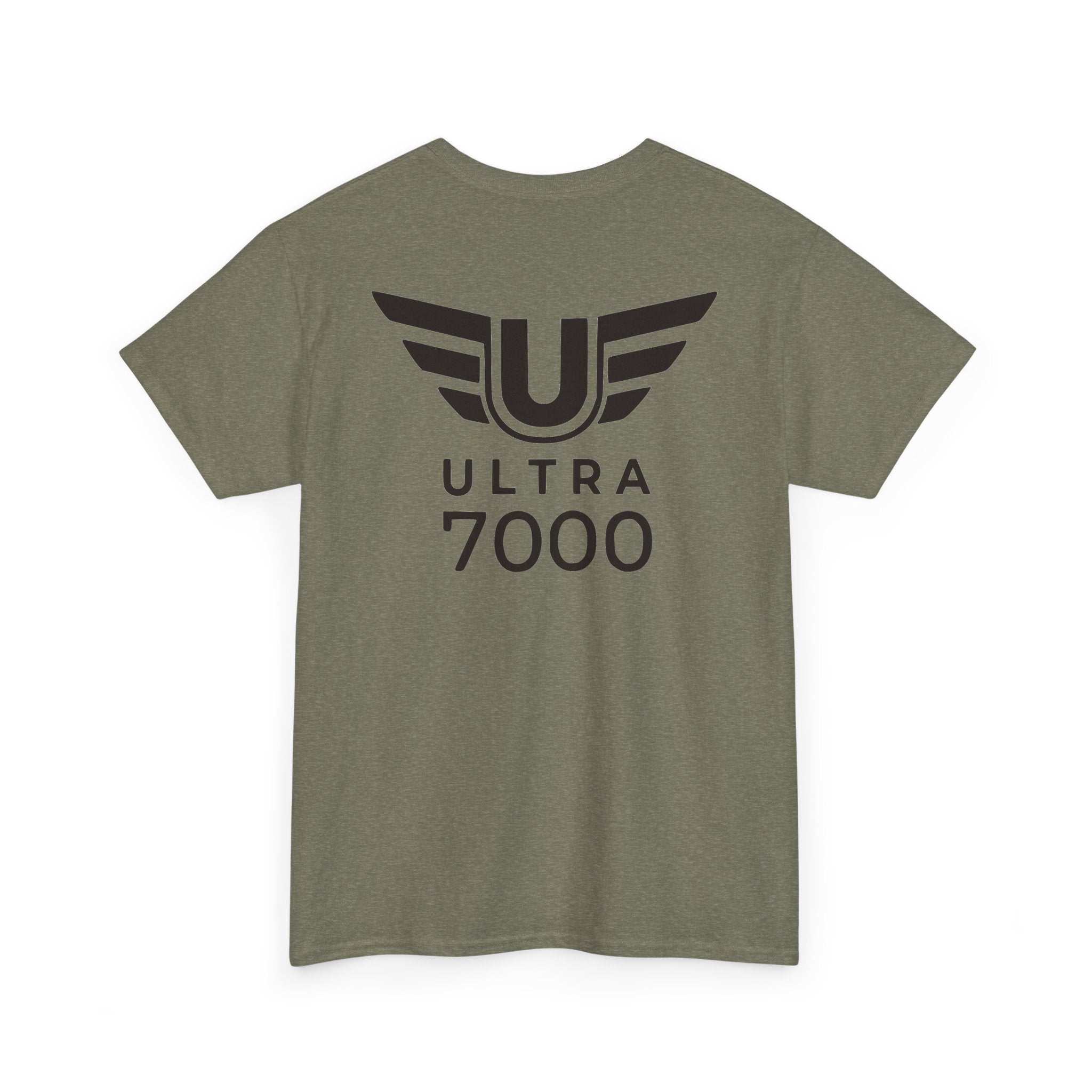 SW_Ultra 7000 Logo Tee - Front and Back Print Black Font - 100% Cotton