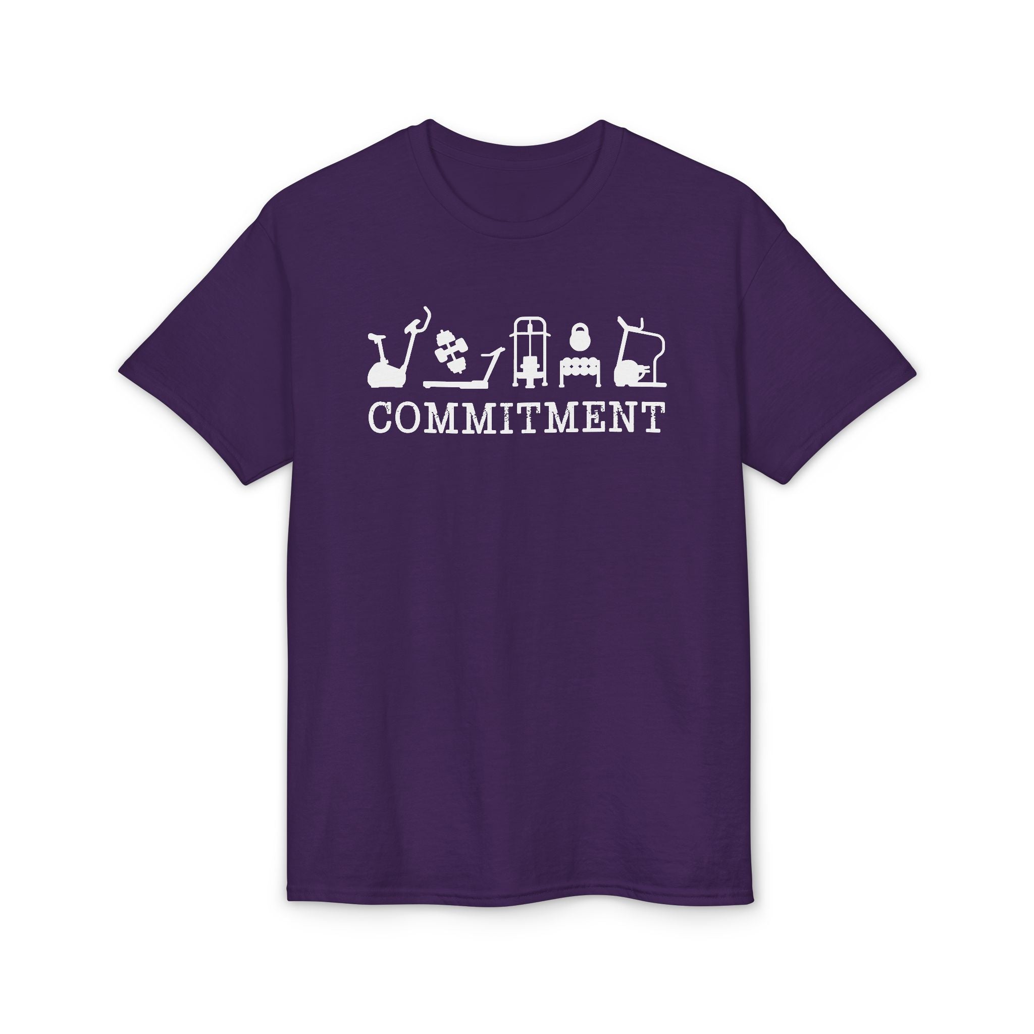 New You! Healthy you! Fit you! Commitment to Exercise Unisex Cotton T-shirt, Fitness Tee, Workout Shirt, Gym Top, Healthy Lifestyle Apparel