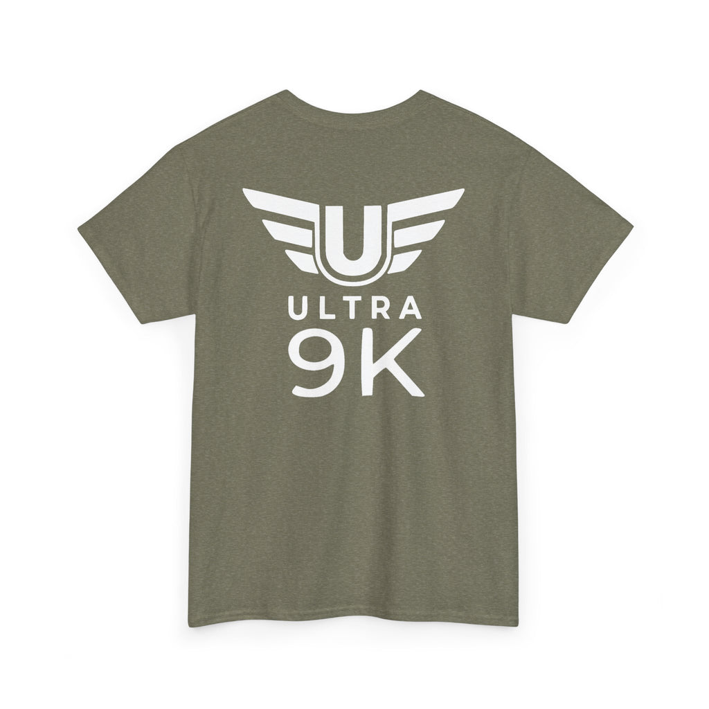 SW_Ultra 9K Logo Tee - Front and Back Print - White Font - 100% Cotton