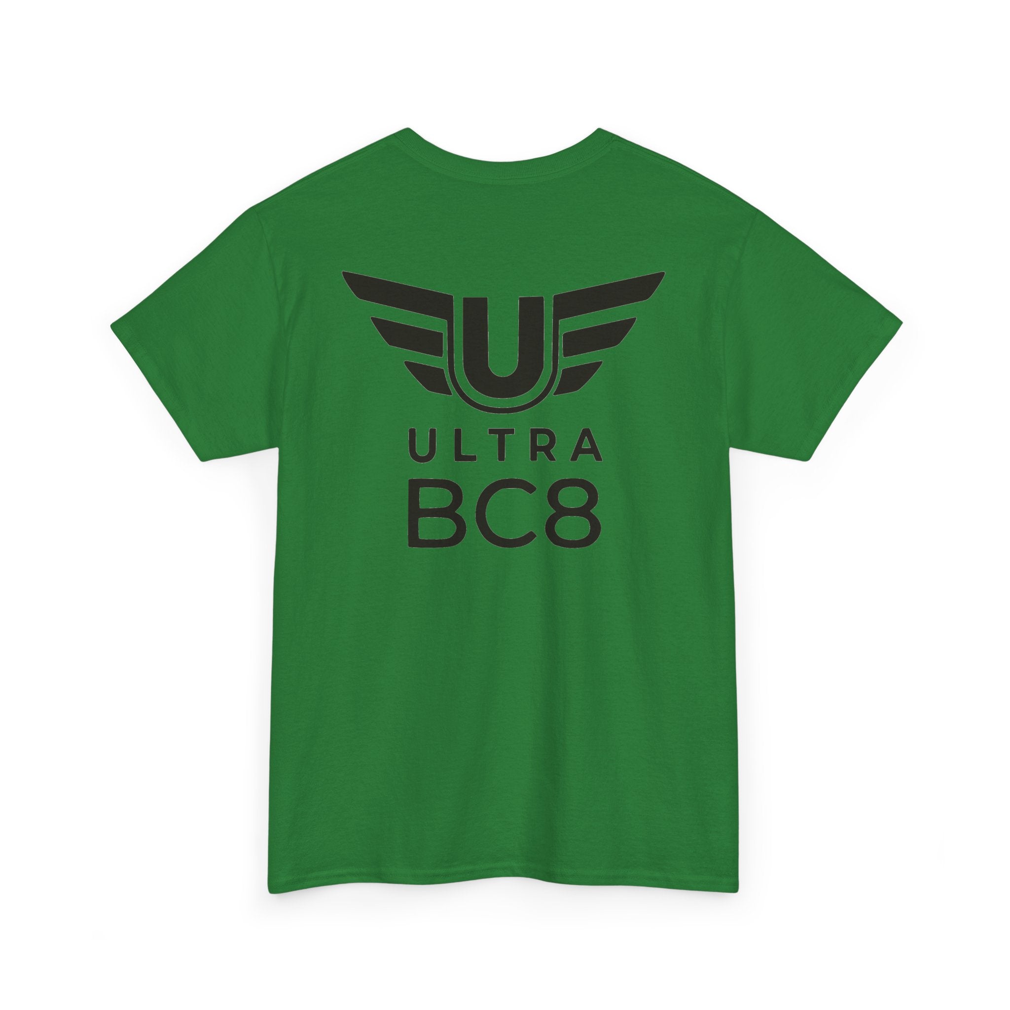 SW_Ultra BC8 Logo Tee - Front and Back Print Black Font - 100% Cotton