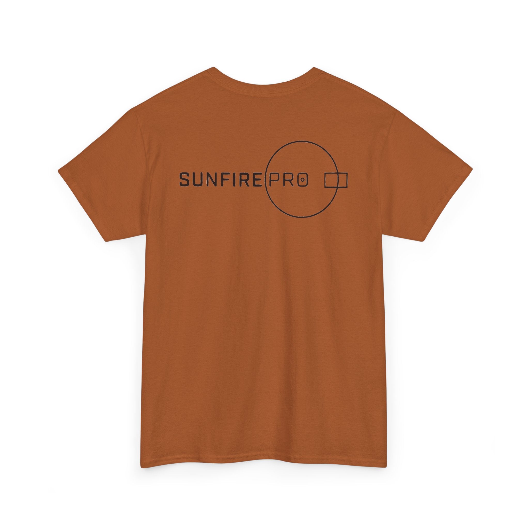 SW_SUNFIRE PRO Logo Tee - Front and Back Print Black Font - 100% Cotton