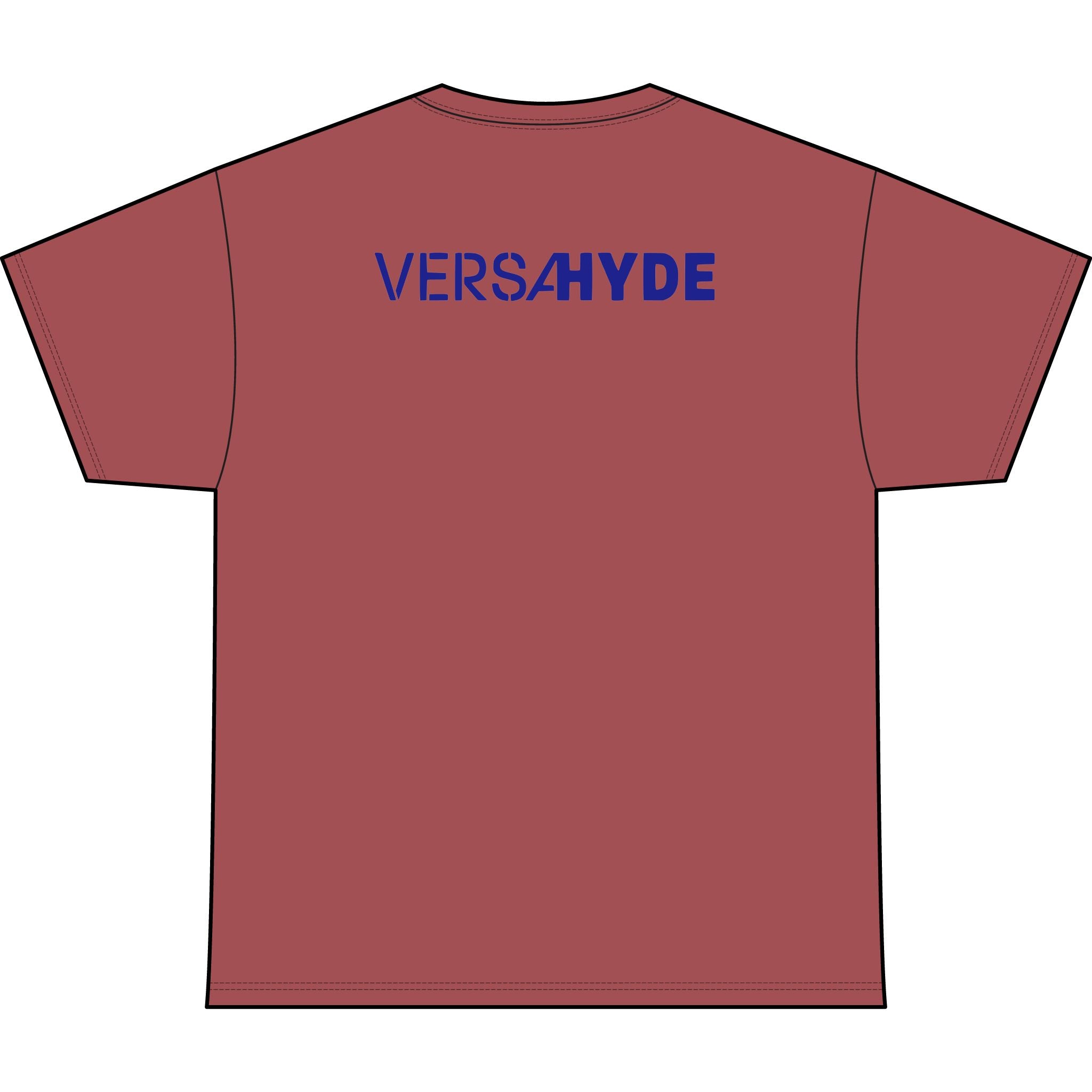 SW_VersaHyde Logo Performance Tee — Front & Back Design - Blue Font