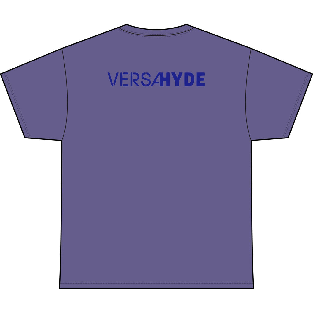 SW_VersaHyde Logo Performance Tee — Front & Back Design - Blue Font