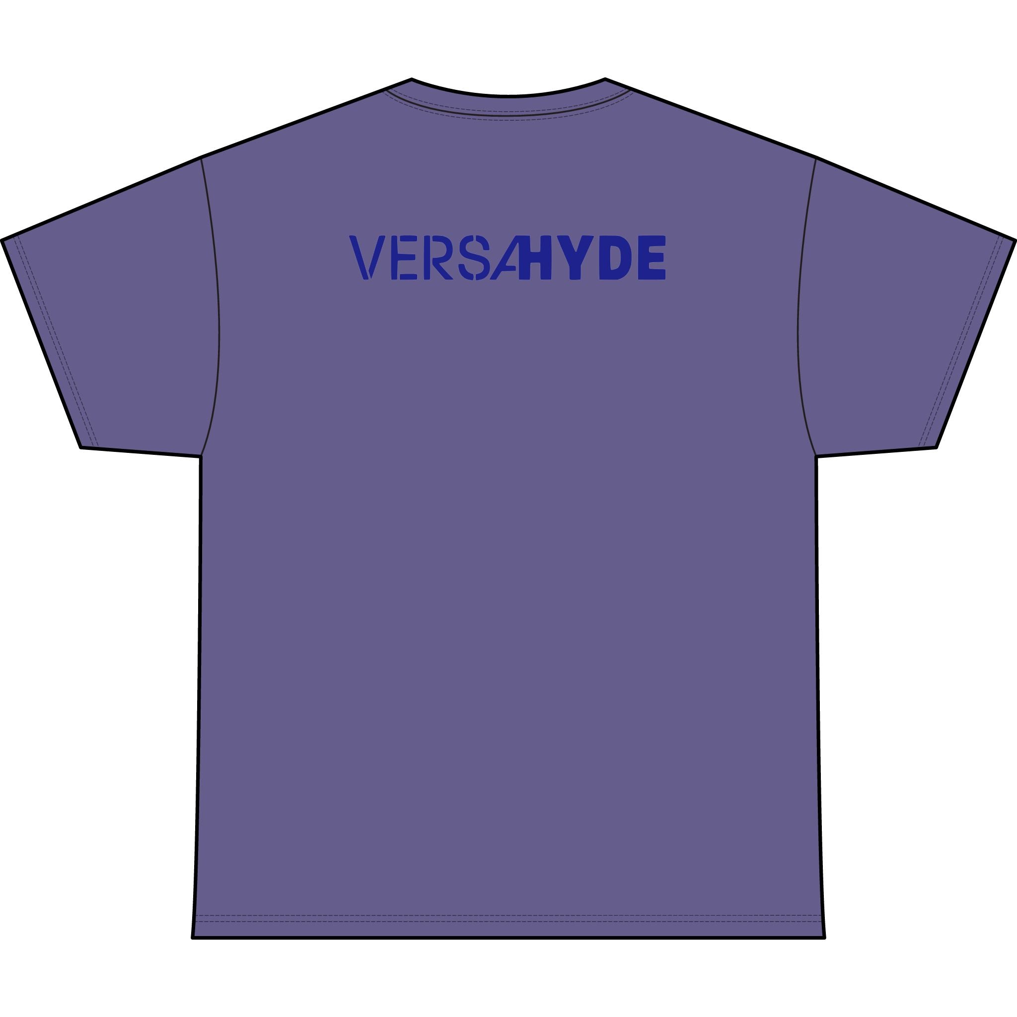 SW_VersaHyde Logo Performance Tee — Front & Back Design - Blue Font