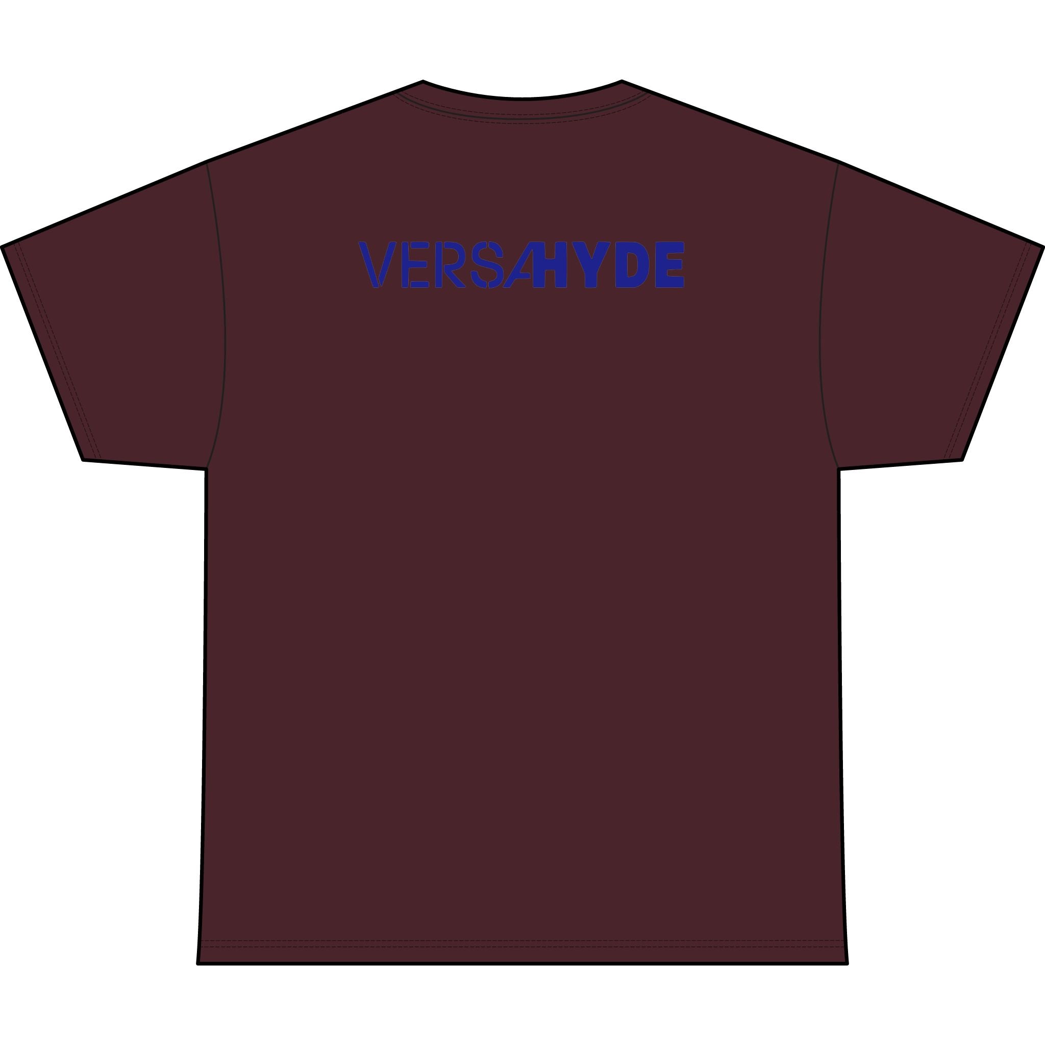 SW_VersaHyde Logo Performance Tee — Front & Back Design - Blue Font