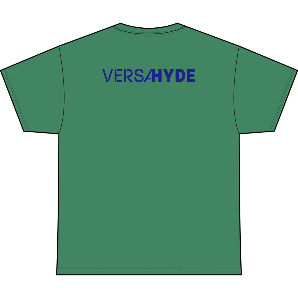 SW_VersaHyde Logo Performance Tee — Front & Back Design - Blue Font