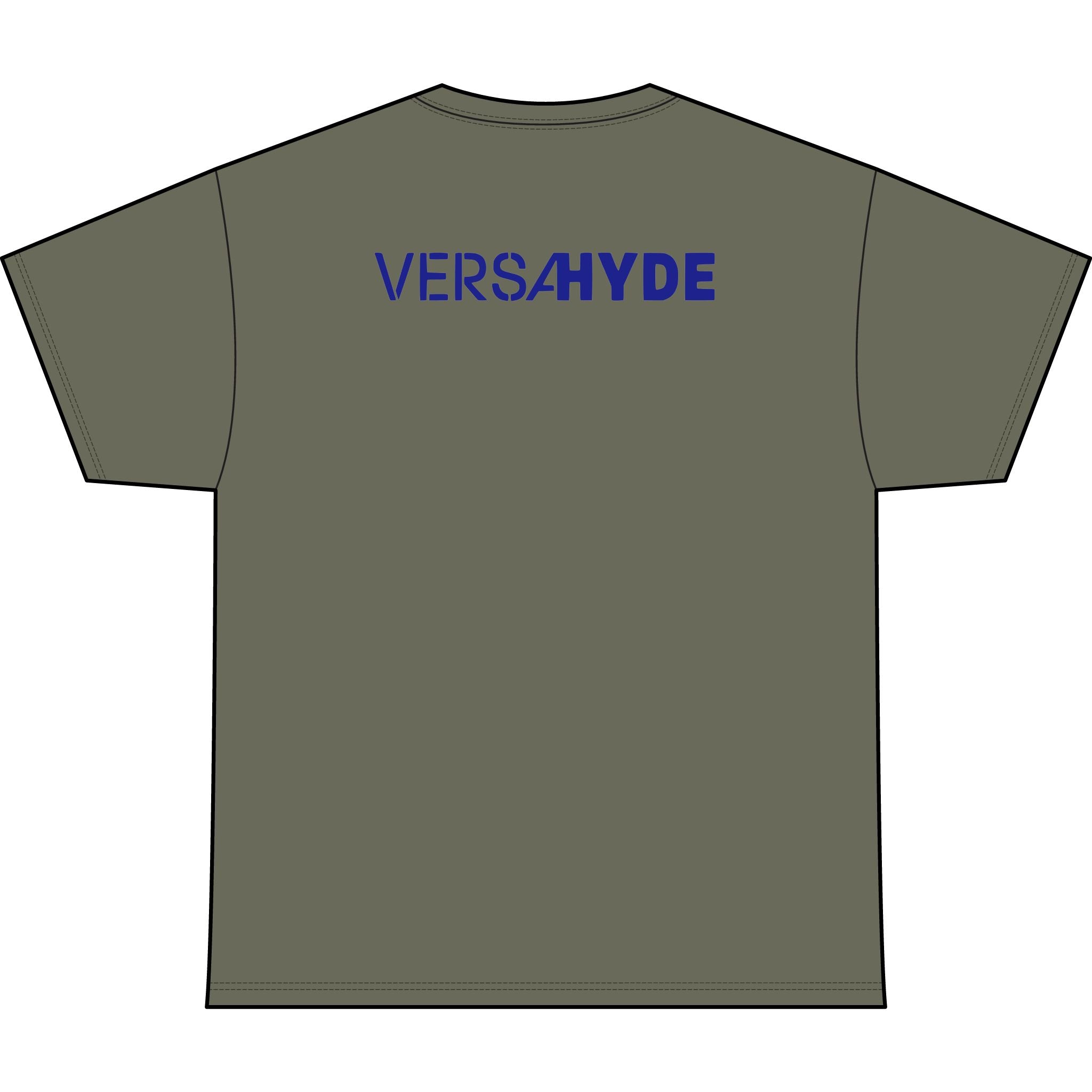 SW_VersaHyde Logo Performance Tee — Front & Back Design - Blue Font