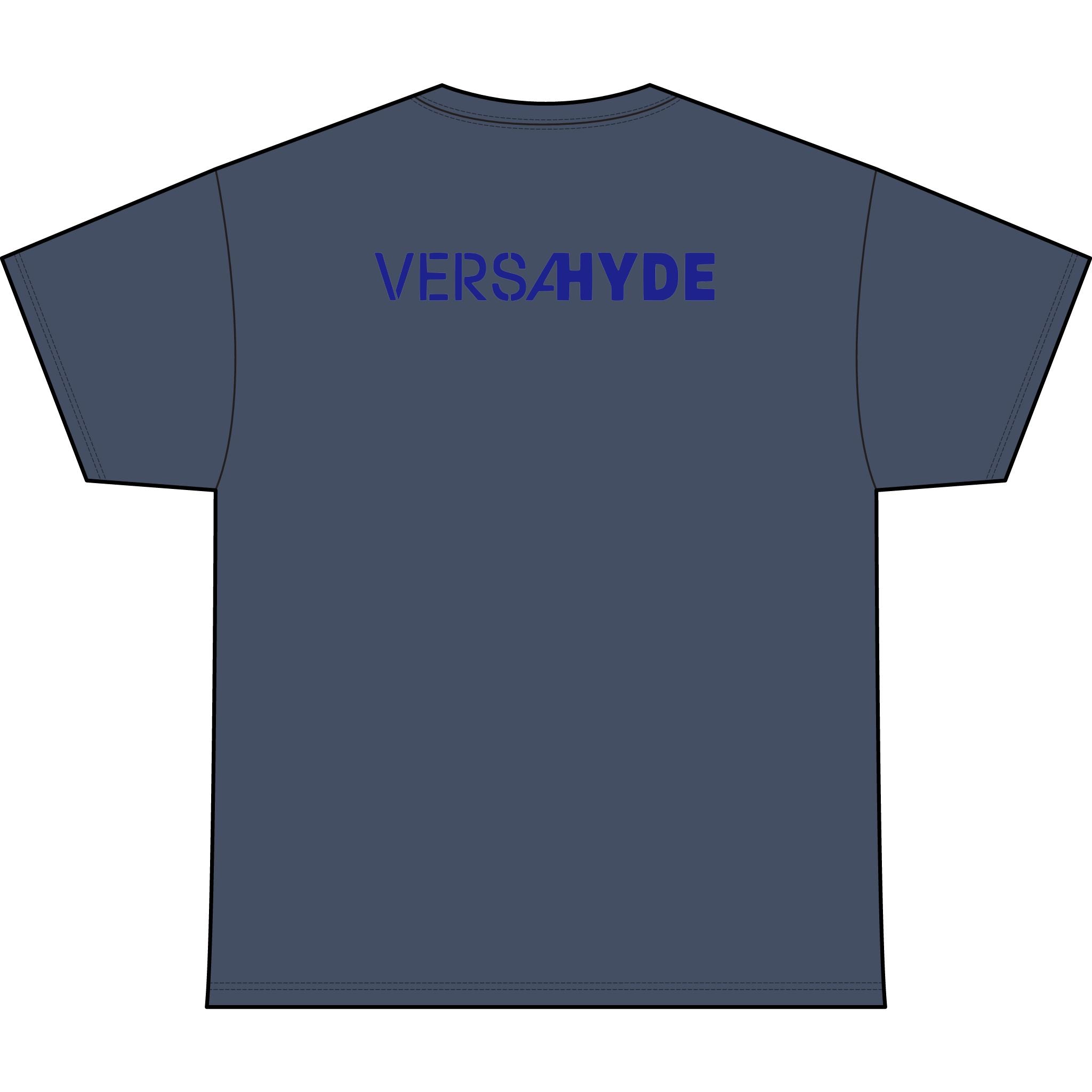 SW_VersaHyde Logo Performance Tee — Front & Back Design - Blue Font