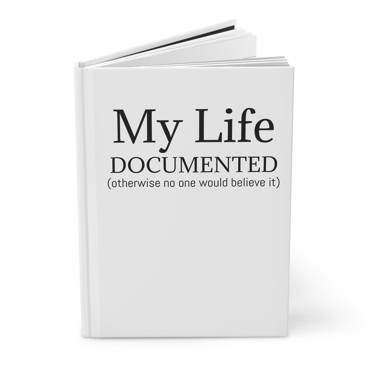 Your Perfect Journal, My Life Documented (otherwise no one would believe it), for the writer in you. Write your story!