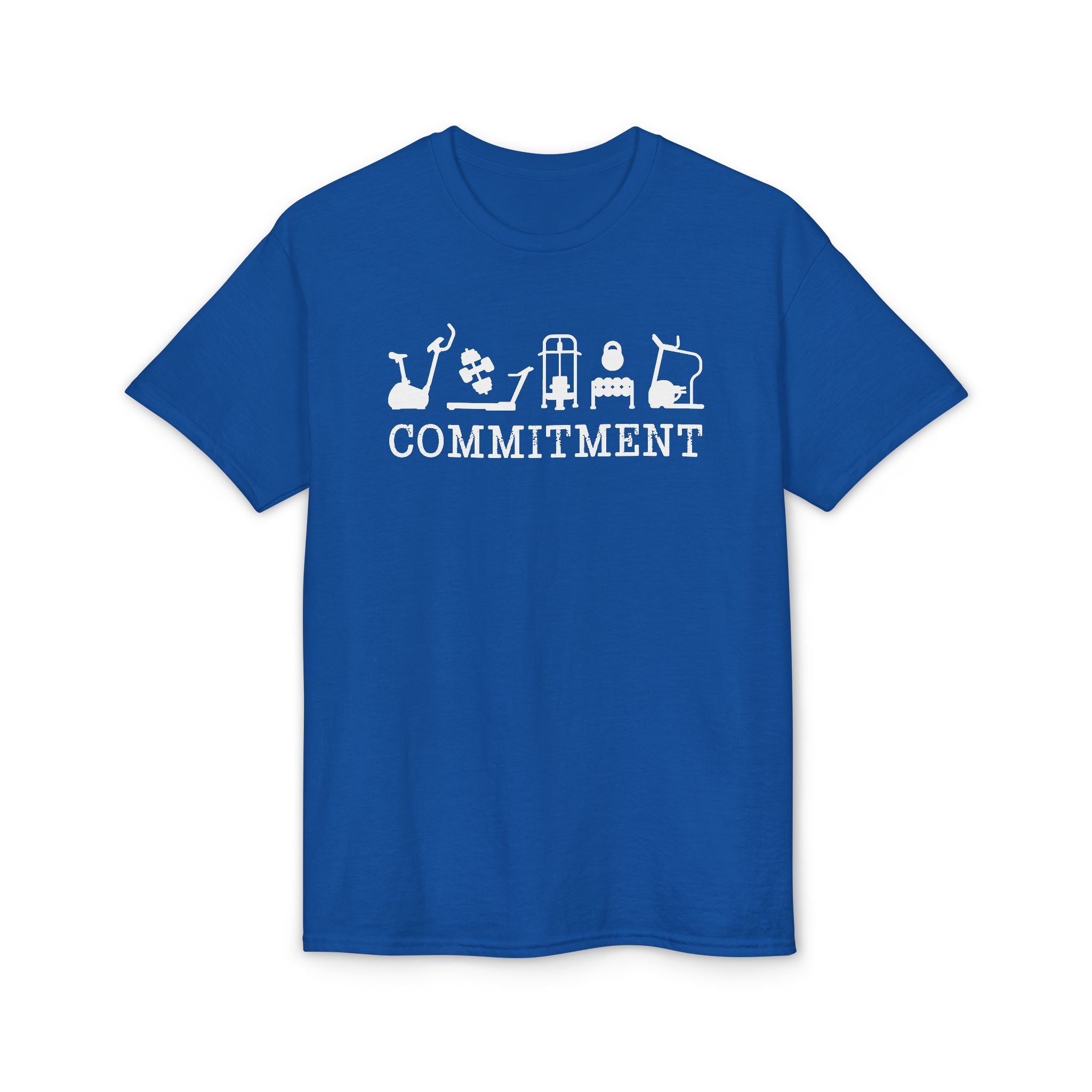 New You! Healthy you! Fit you! Commitment to Exercise Unisex Cotton T-shirt, Fitness Tee, Workout Shirt, Gym Top, Healthy Lifestyle Apparel