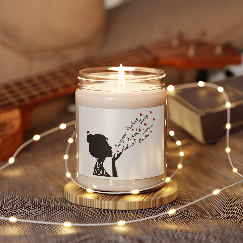 BE YOU Confident Woman Scented Soy Candle — 9oz - Silhouette Design Series
