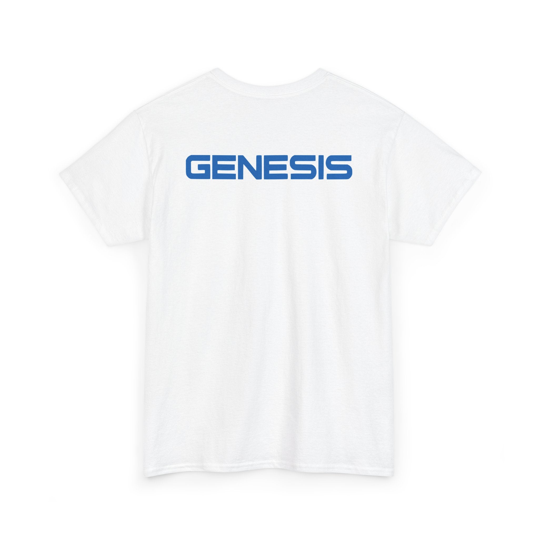 SW_Genesis Logo Tee - Front and Back Print Blue Font - 100% Cotton
