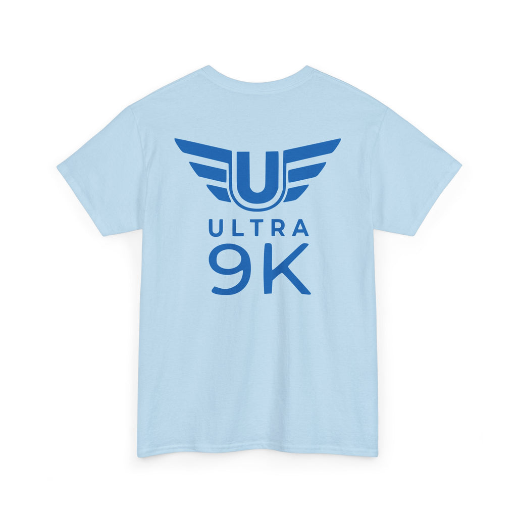 SW_Ultra 9K Logo Tee - Front and Back Print Blue Font - 100% Cotton