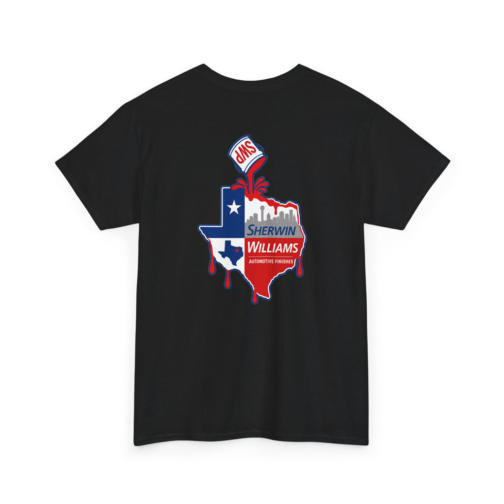 SW Cover Texas Design - T-Shirt — Paint Inspired Front & Back Design - 100% Cotton Tee