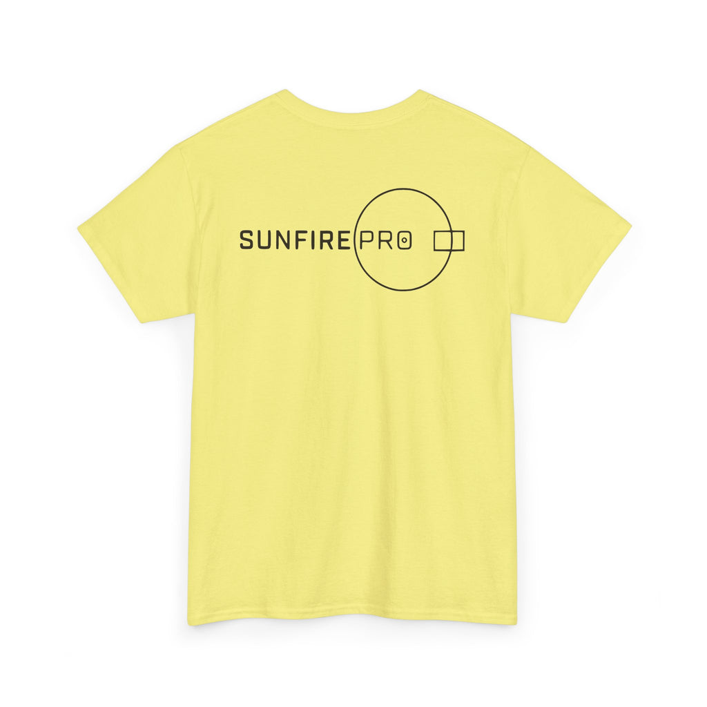 SW_SUNFIRE PRO Logo Tee - Front and Back Print Black Font - 100% Cotton