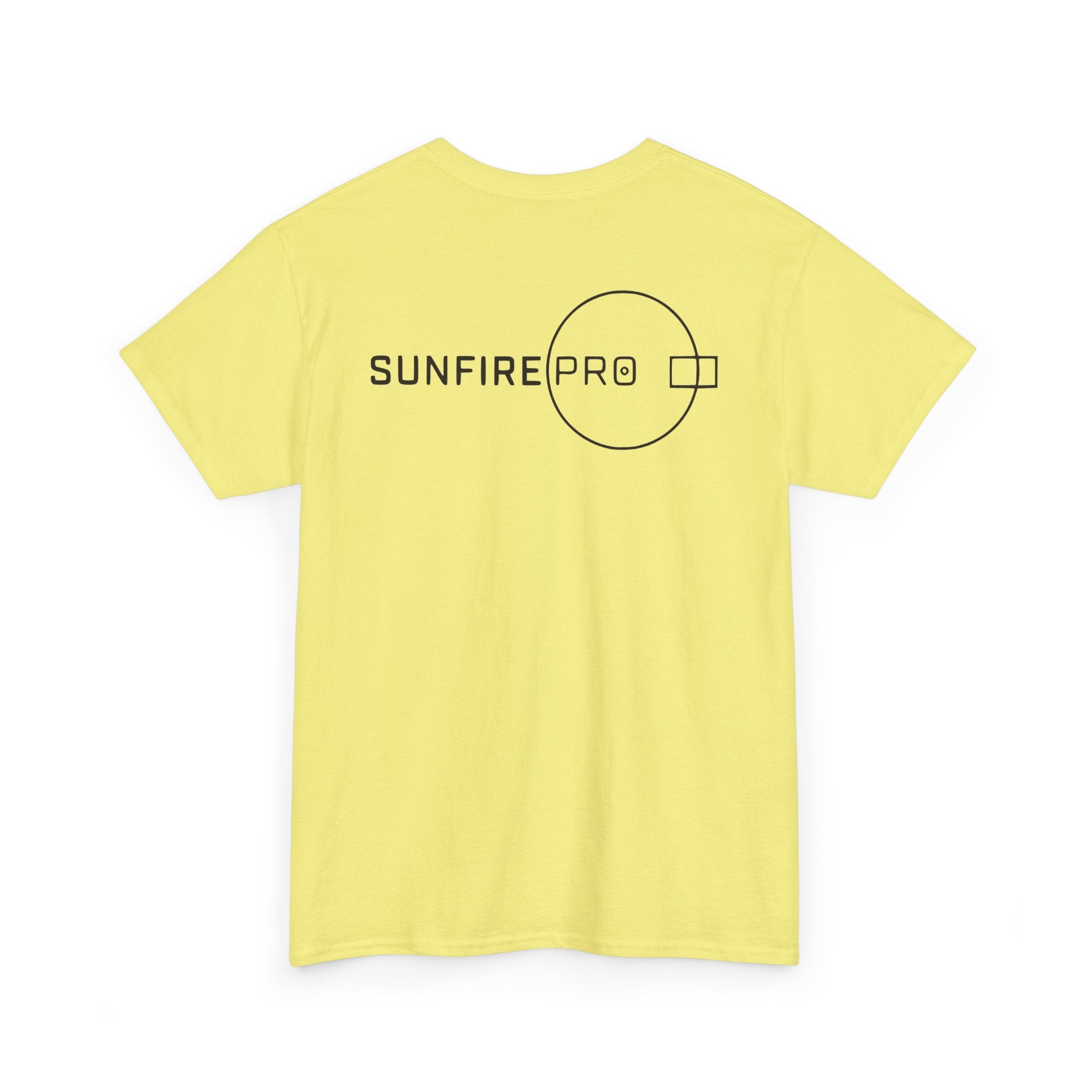 SW_SUNFIRE PRO Logo Tee - Front and Back Print Black Font - 100% Cotton