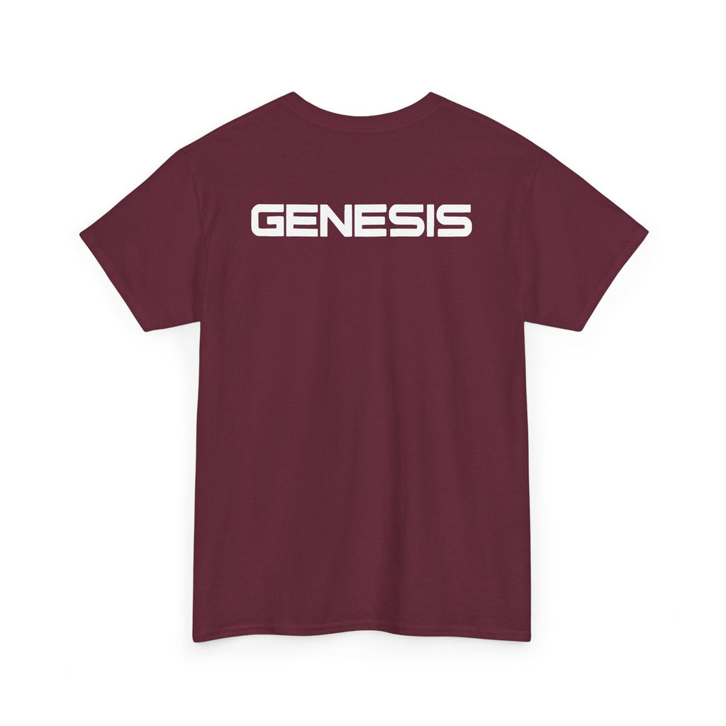 SW_Genesis Logo Tee - Front and Back Print - White Font - 100% Cotton