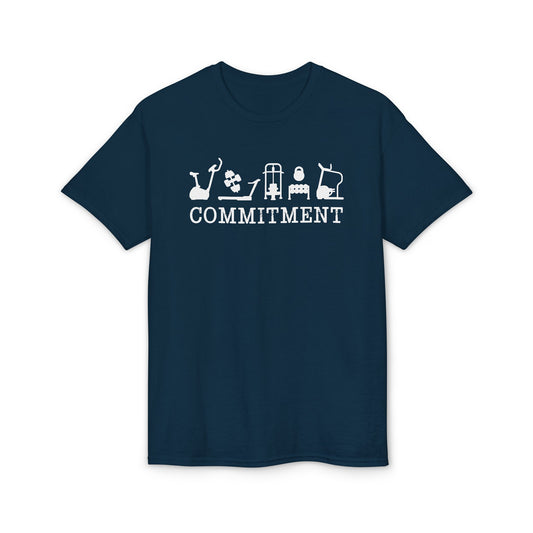 New You! Healthy you! Fit you! Commitment to Exercise Unisex Cotton T-shirt, Fitness Tee, Workout Shirt, Gym Top, Healthy Lifestyle Apparel