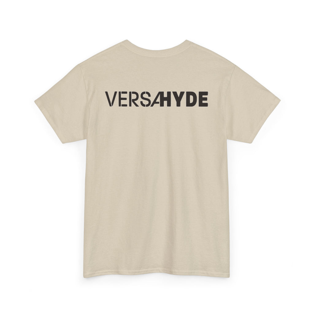 SW_VersaHyde Logo Tee - Front and Back Print Black Font - 100% Cotton