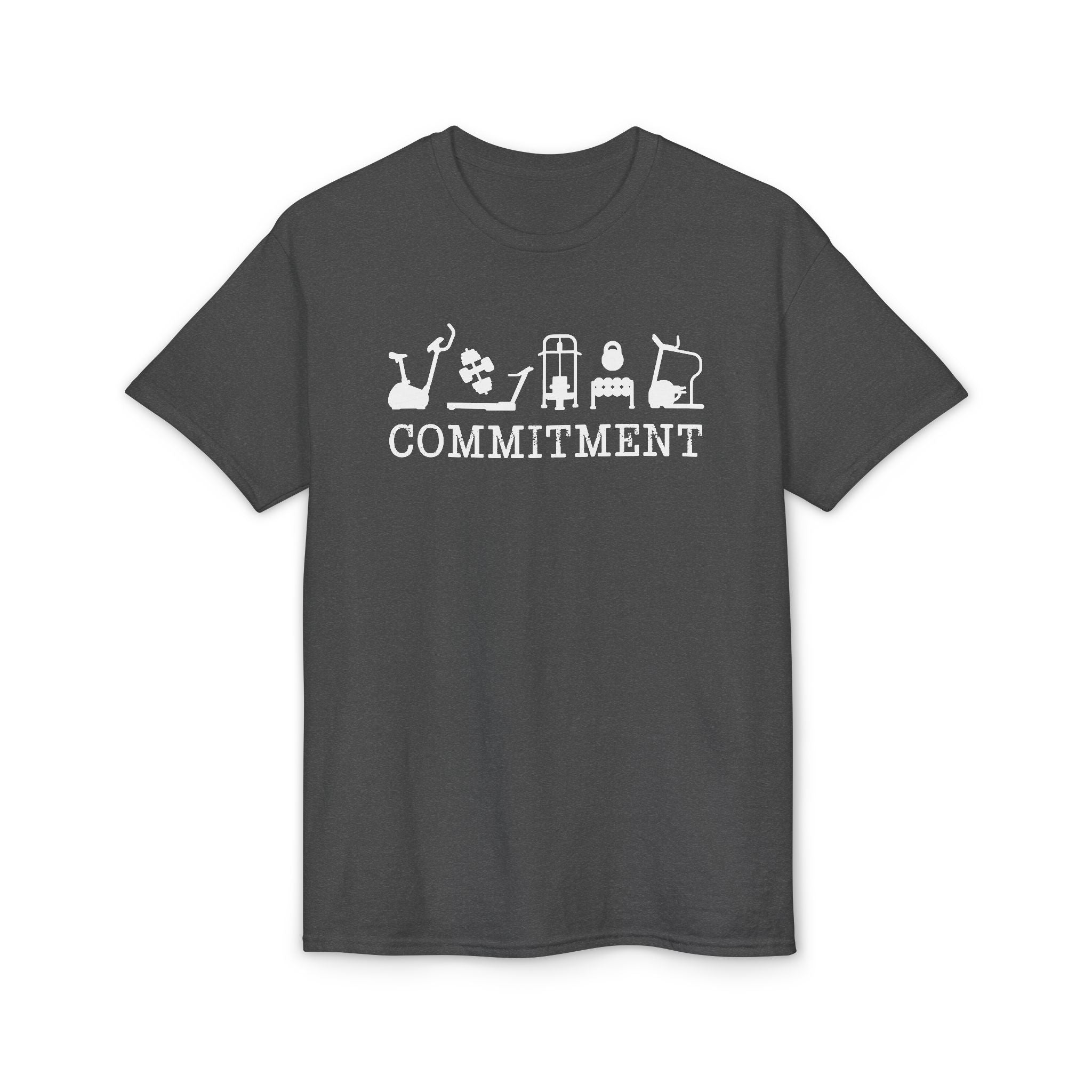 New You! Healthy you! Fit you! Commitment to Exercise Unisex Cotton T-shirt, Fitness Tee, Workout Shirt, Gym Top, Healthy Lifestyle Apparel
