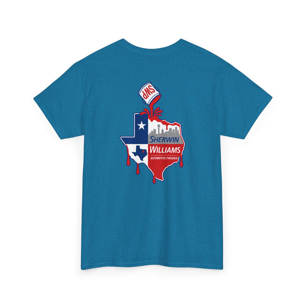 SW Cover Texas Design - T-Shirt — Paint Inspired Front & Back Design - 100% Cotton Tee