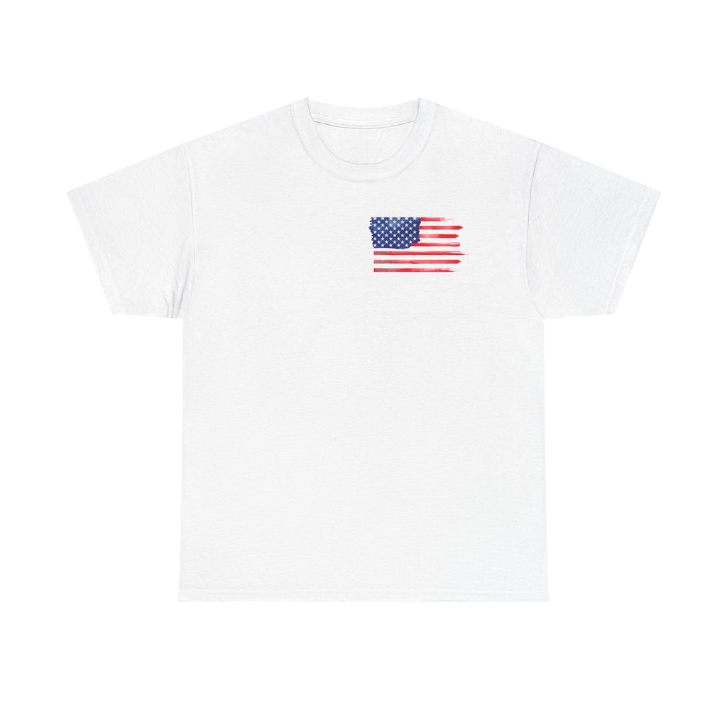 America! Unity Respect Dignity Unisex T-shirt, One Nation Under God, Patriotic, Show Care, USA Flag, Peace Protest Apparel, American Pride