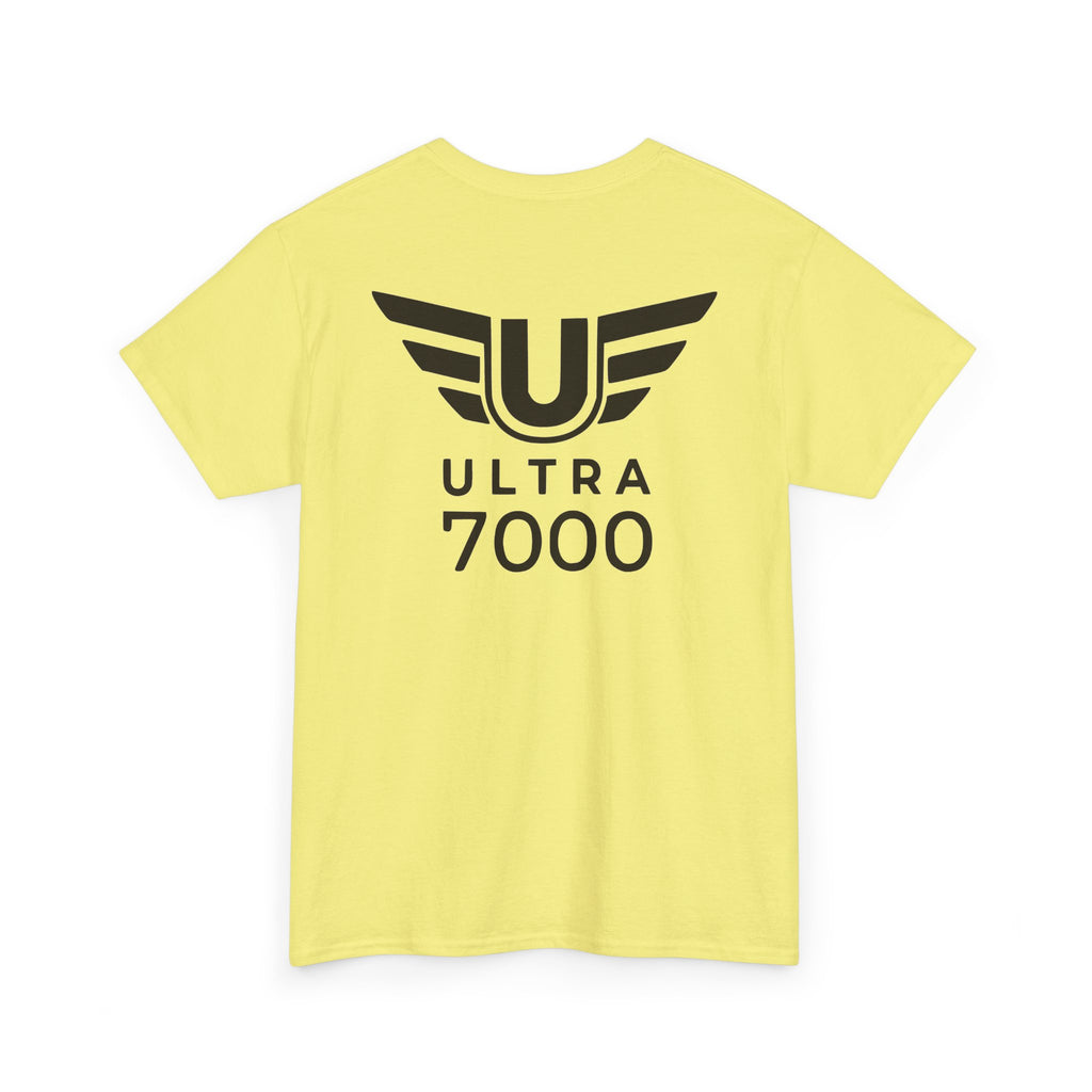 SW_Ultra 7000 Logo Tee - Front and Back Print Black Font - 100% Cotton