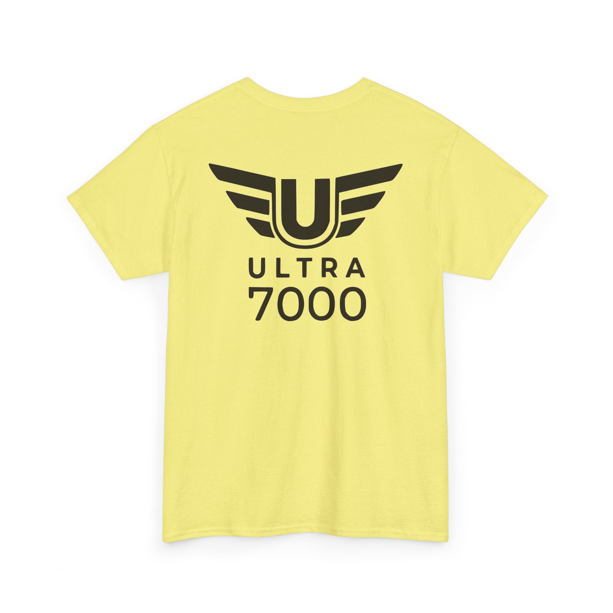 SW_Ultra 7000 Logo Tee - Front and Back Print Black Font - 100% Cotton