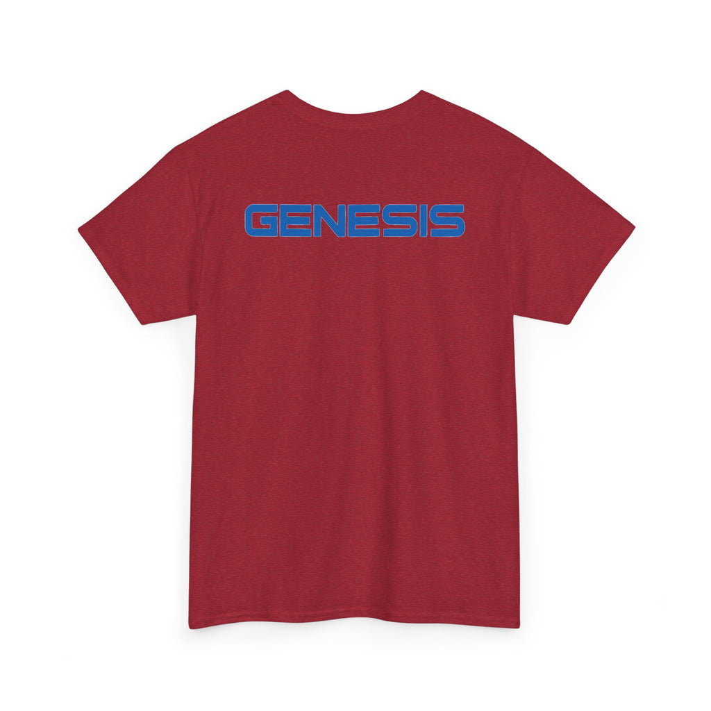 SW_Genesis Logo Tee - Front and Back Print Blue Font - 100% Cotton