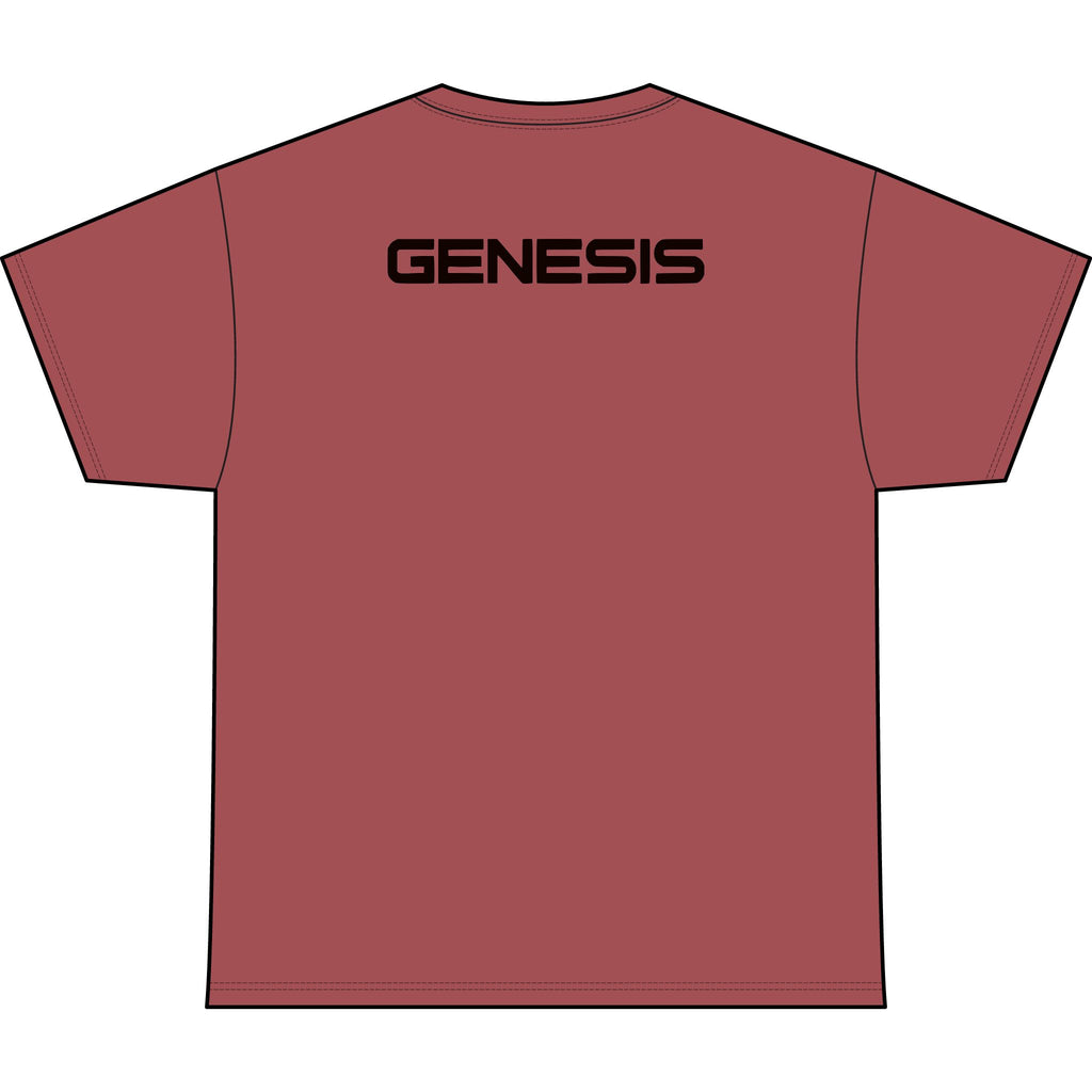 SW_Genesis Logo Performance Tee — Front & Back Design - Black Font
