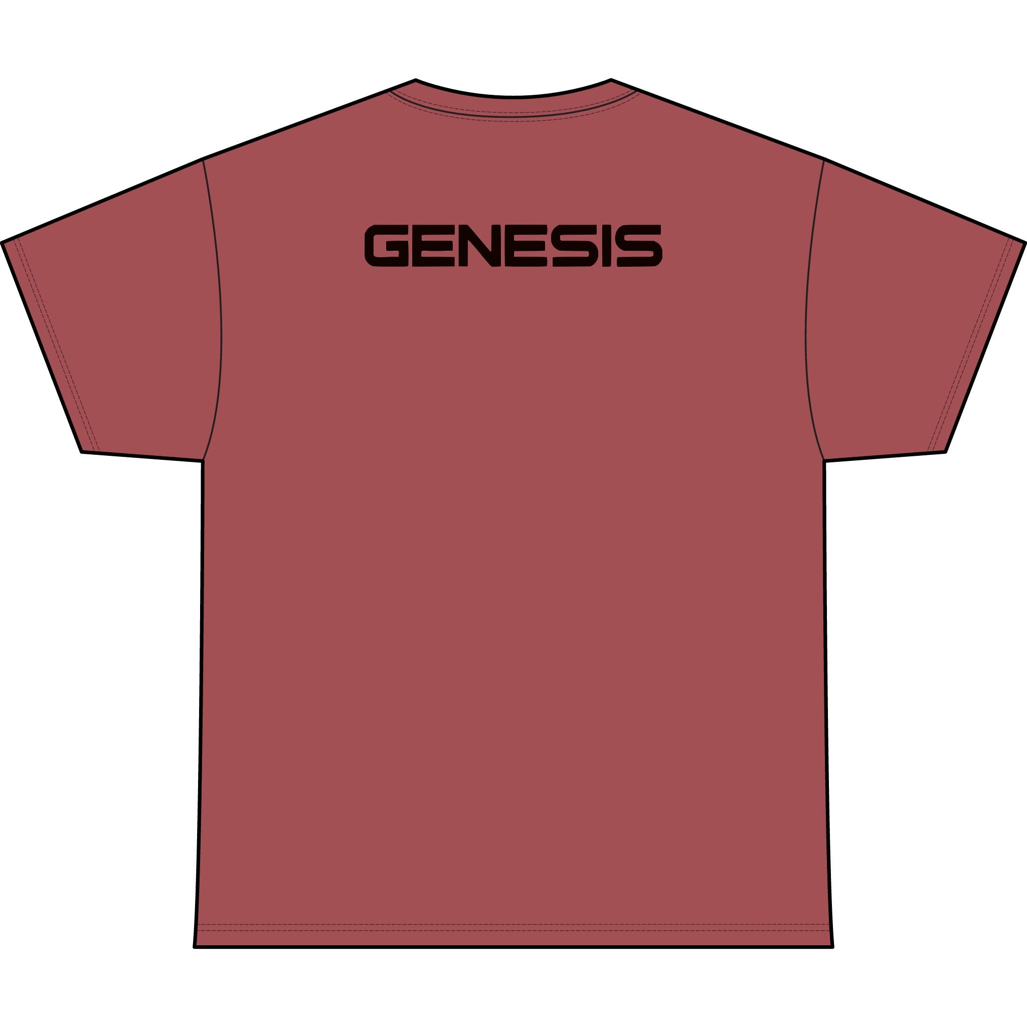SW_Genesis Logo Performance Tee — Front & Back Design - Black Font