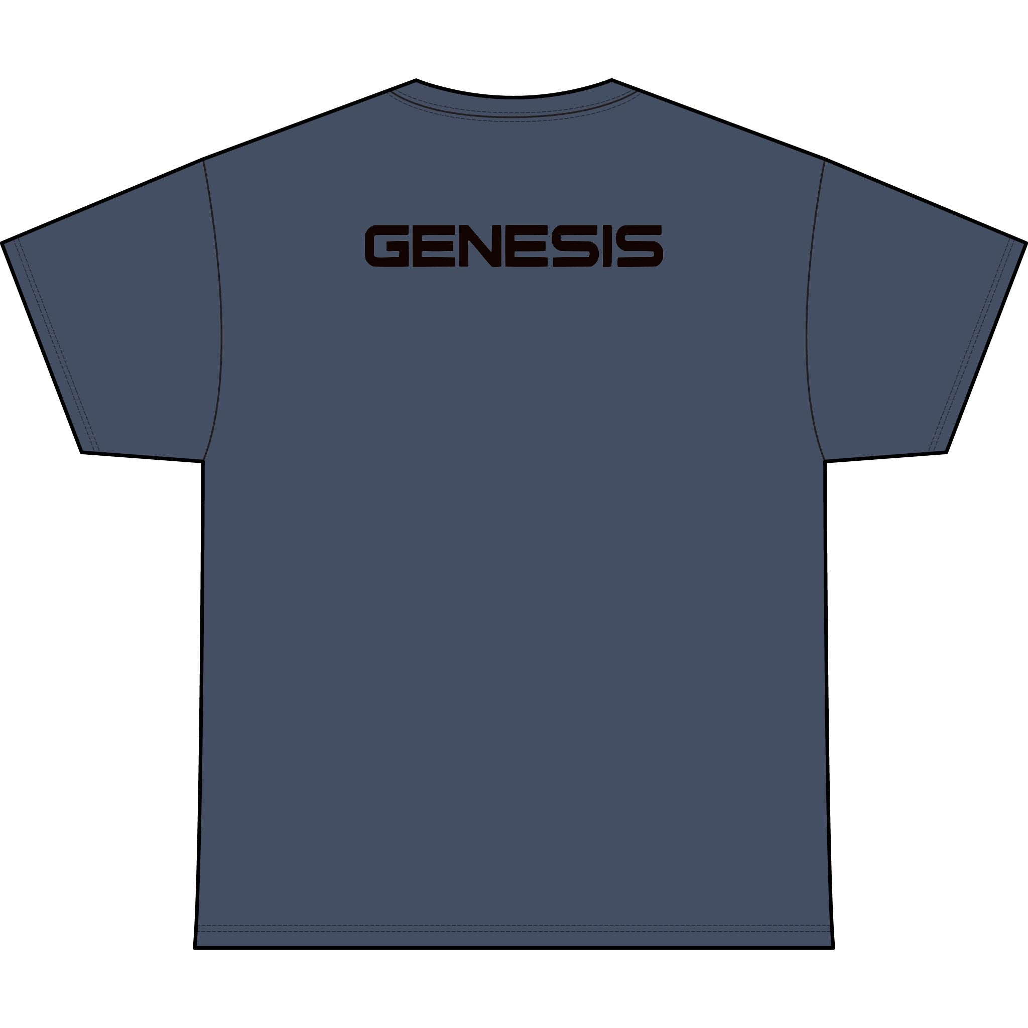 SW_Genesis Logo Performance Tee — Front & Back Design - Black Font