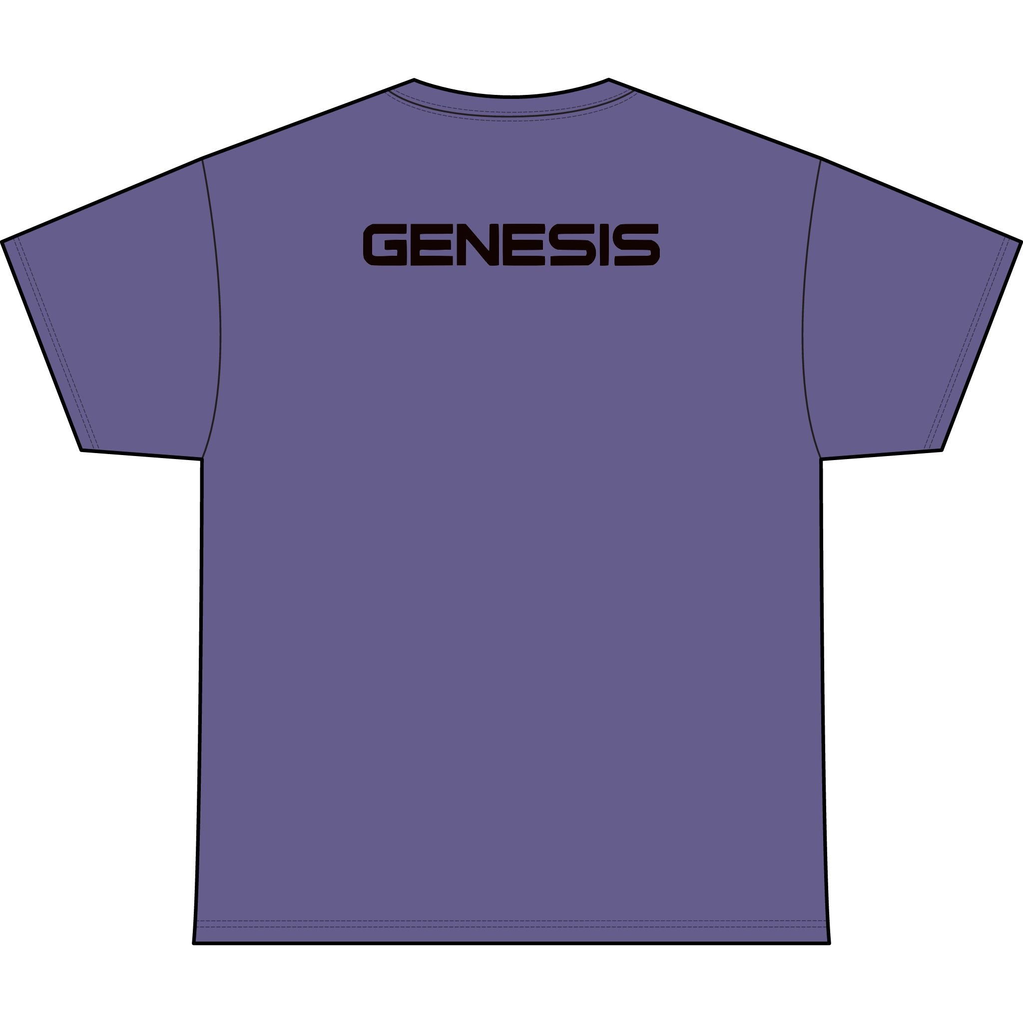 SW_Genesis Logo Performance Tee — Front & Back Design - Black Font