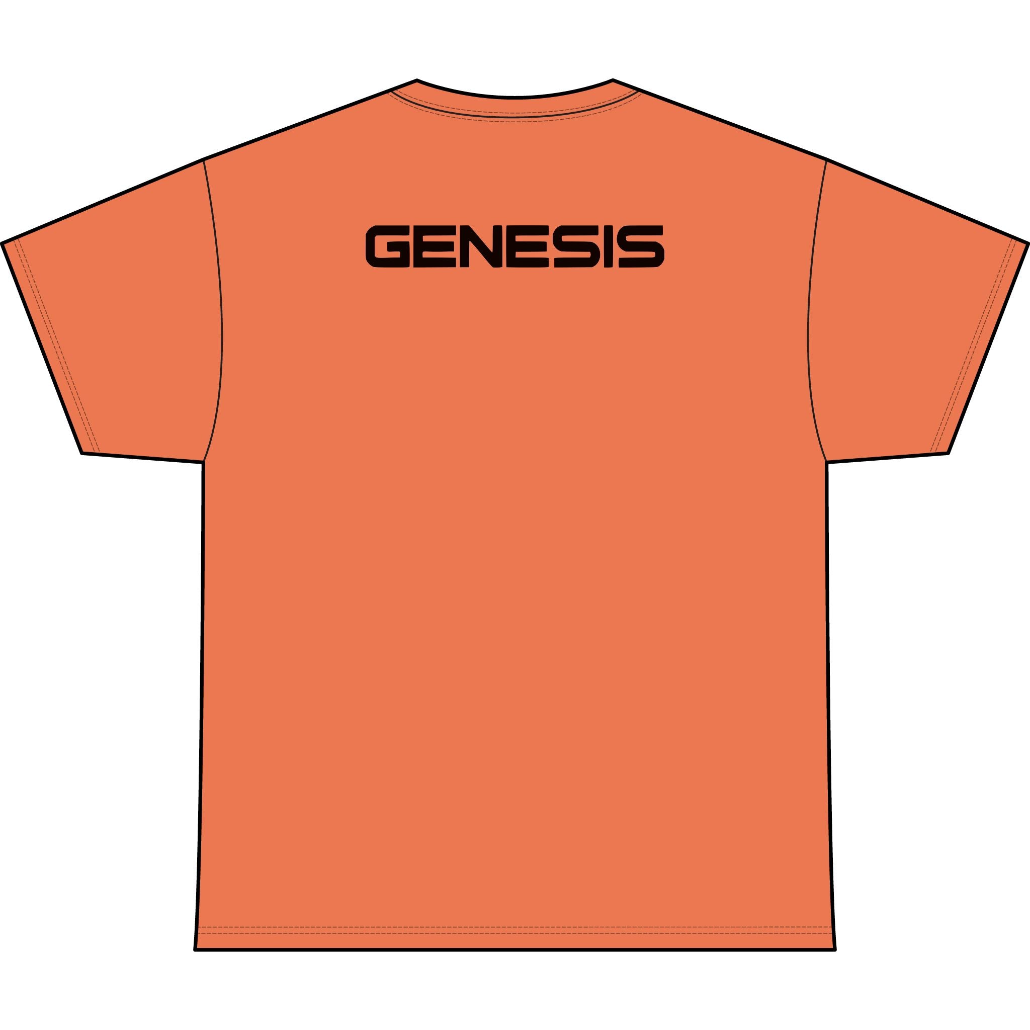 SW_Genesis Logo Performance Tee — Front & Back Design - Black Font