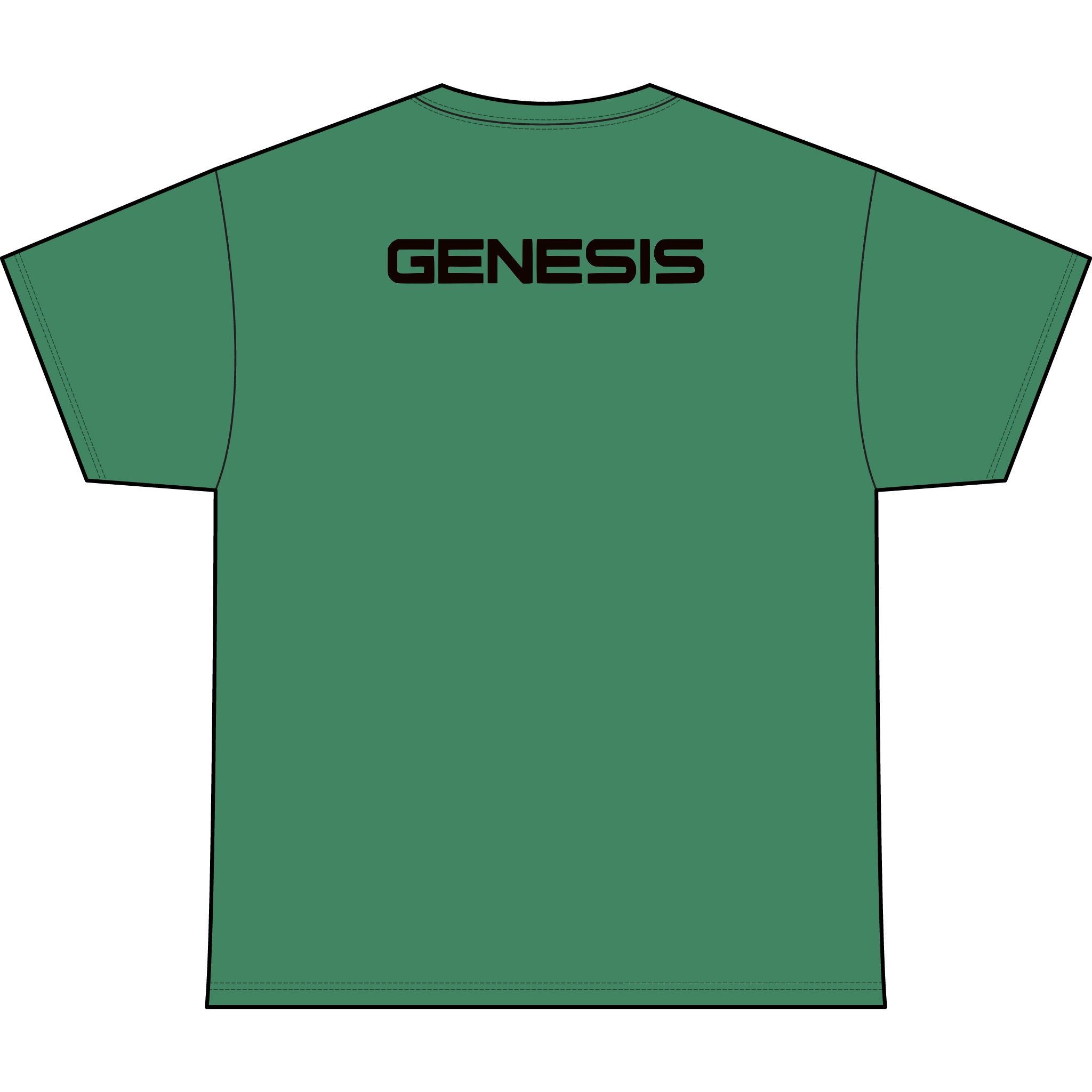SW_Genesis Logo Performance Tee — Front & Back Design - Black Font