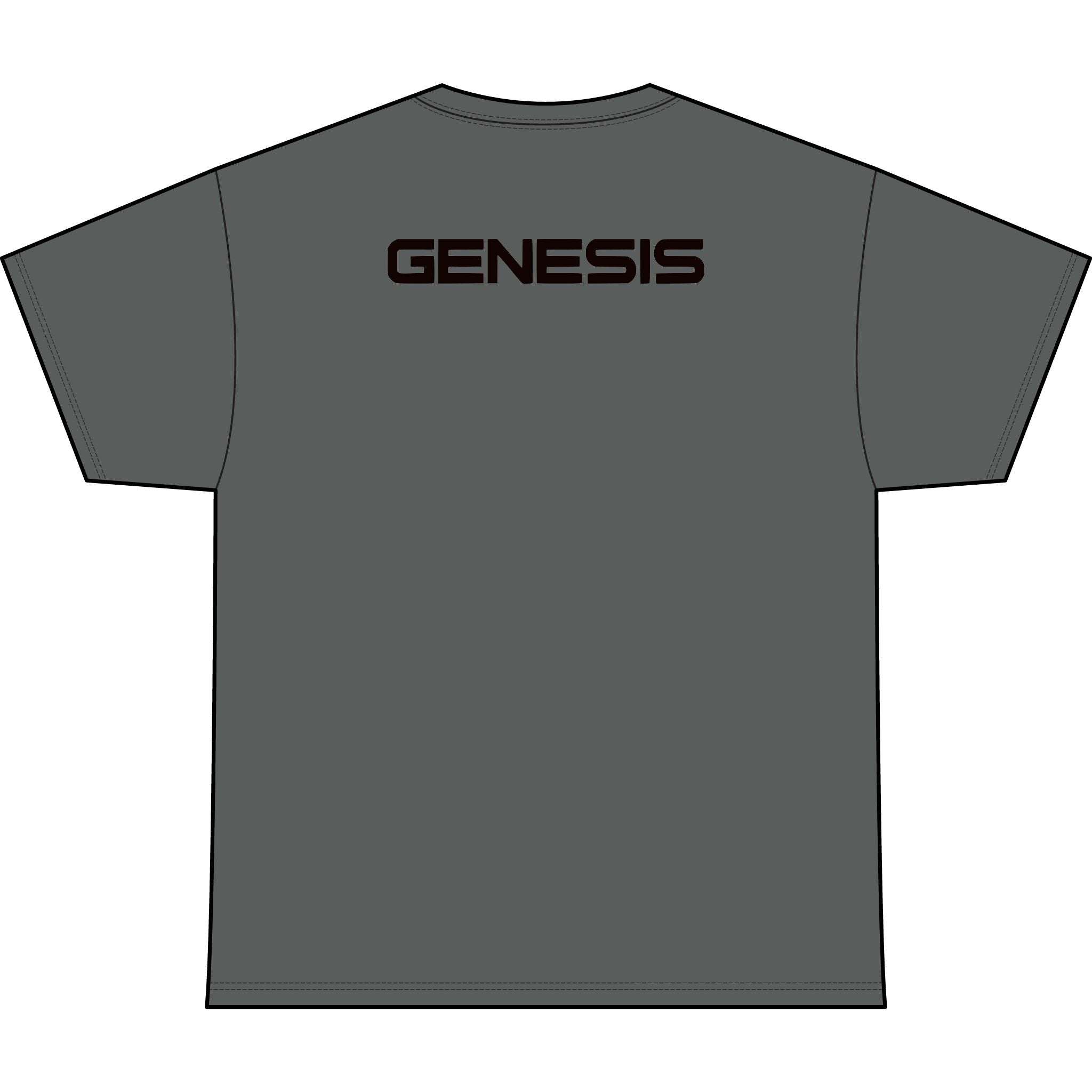 SW_Genesis Logo Performance Tee — Front & Back Design - Black Font