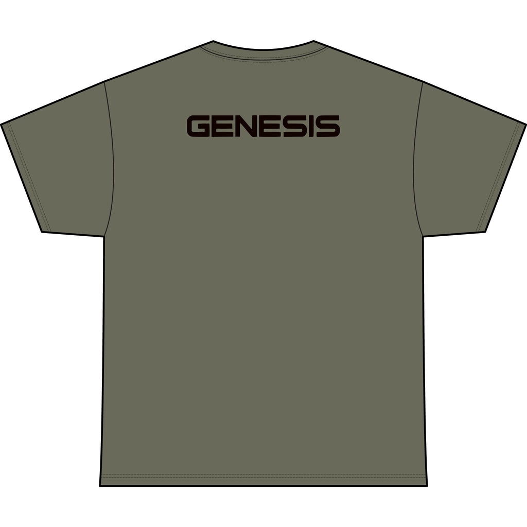SW_Genesis Logo Performance Tee — Front & Back Design - Black Font