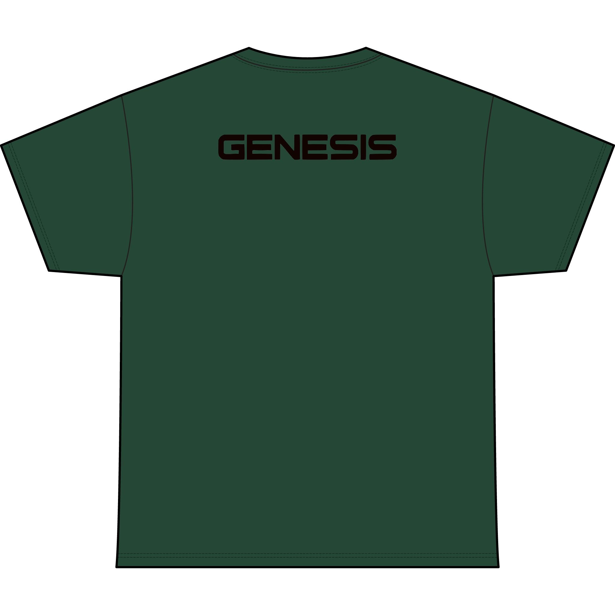 SW_Genesis Logo Performance Tee — Front & Back Design - Black Font
