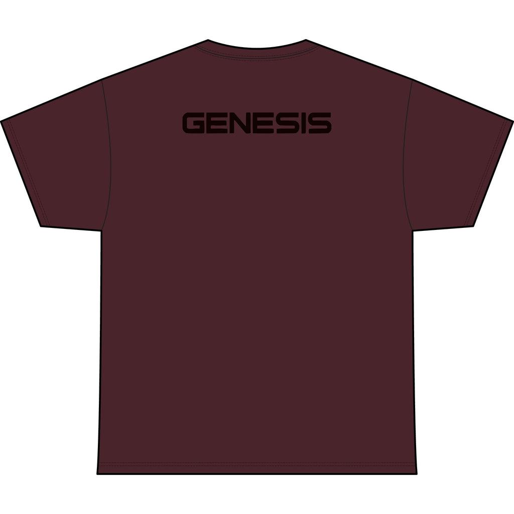 SW_Genesis Logo Performance Tee — Front & Back Design - Black Font