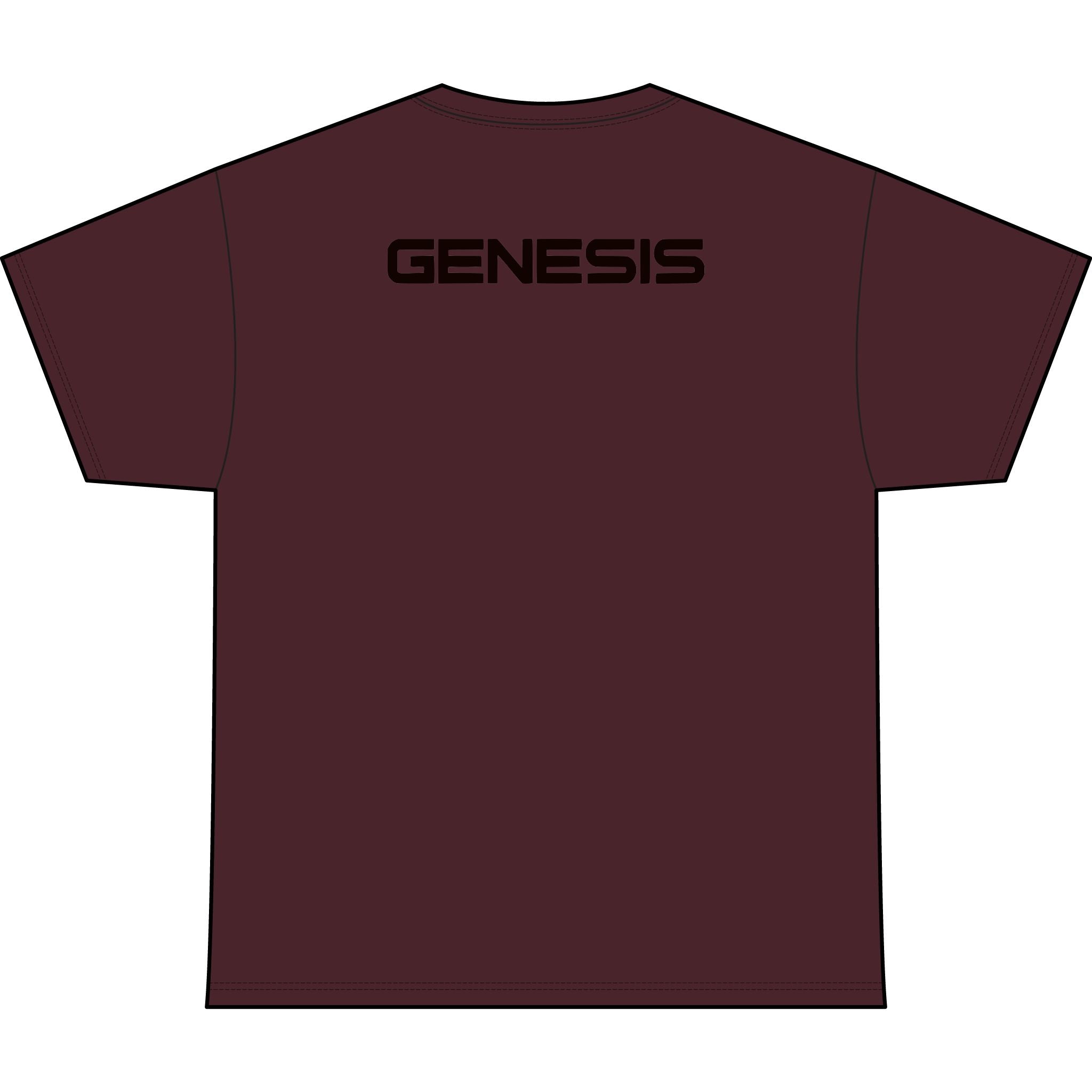 SW_Genesis Logo Performance Tee — Front & Back Design - Black Font